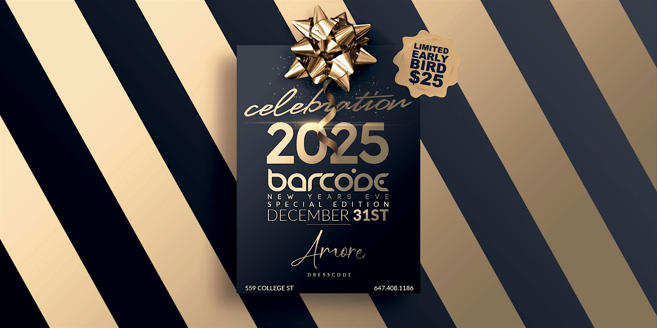 BARCODE 11TH ANNUAL NEW YEARS EVE CELEBRATION TORONTO – Toronto, Canada