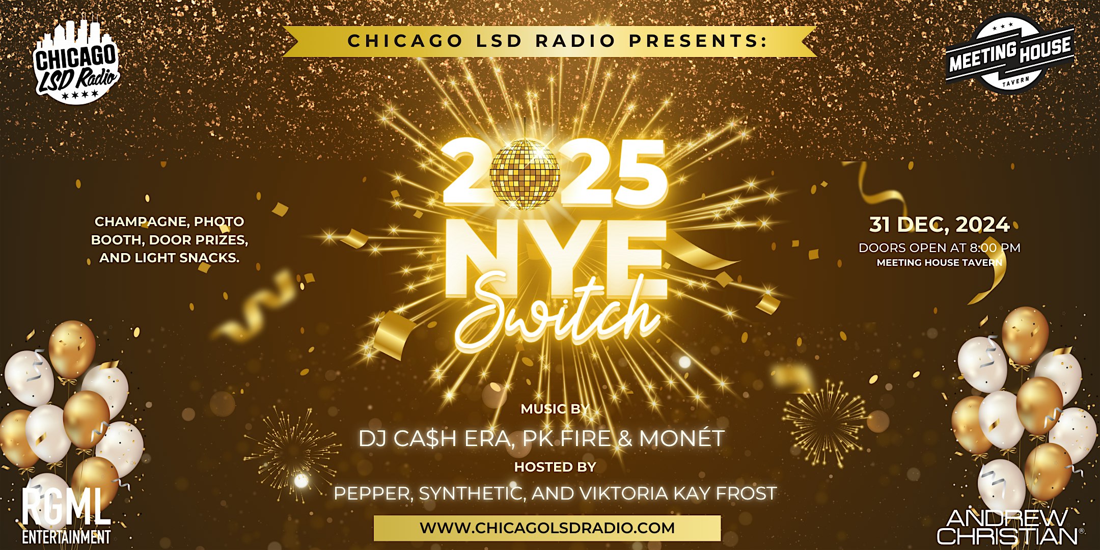 SWITCH: NYE CELEBRATION – Chicago, IL