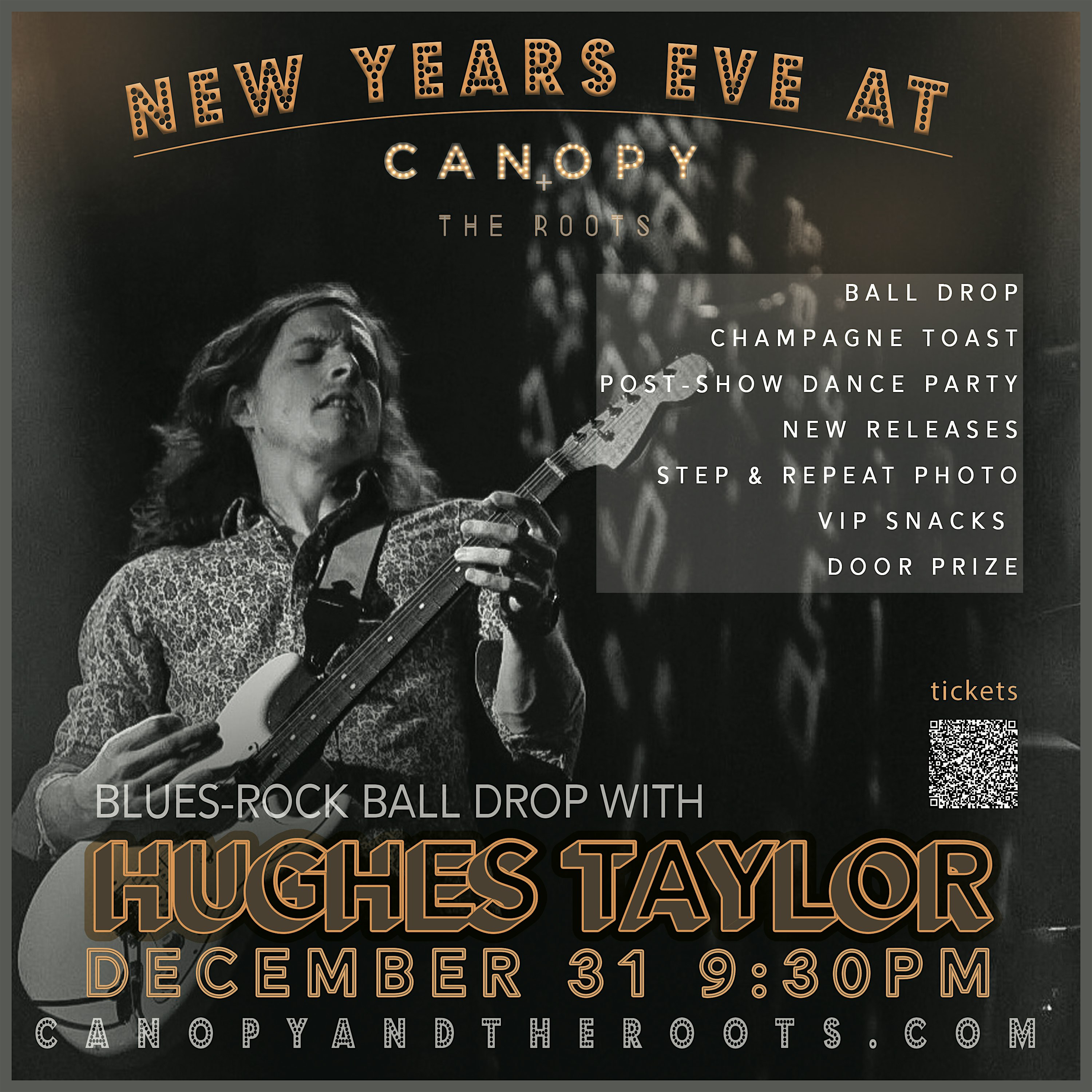 NEW YEARS EVE with Hughes Taylor LIVE in the Roots – Dahlonega, GA