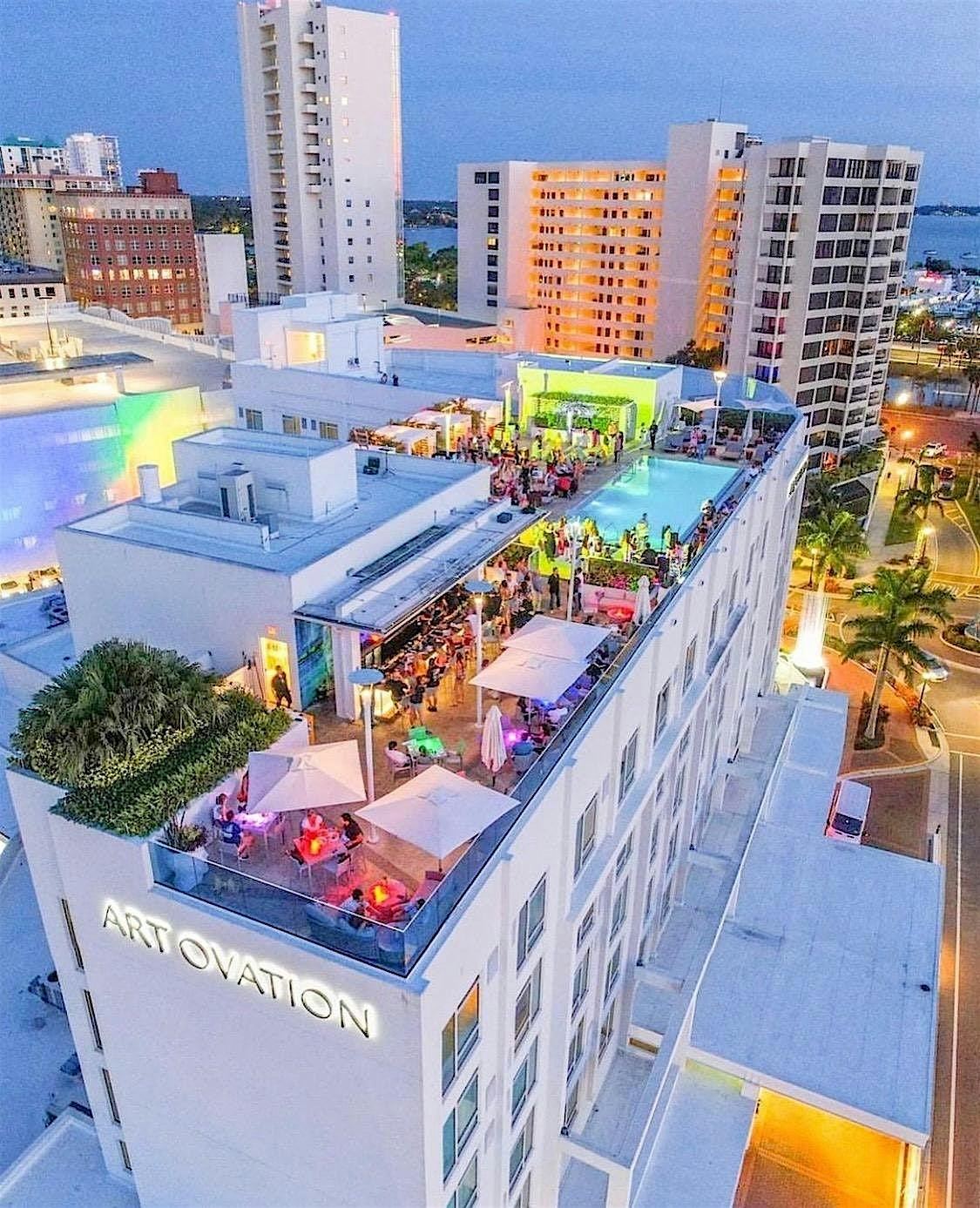 NEW WAVE NYE @ ART OVATION’S PERSPECTIVE ROOFTOP – Sarasota, FL