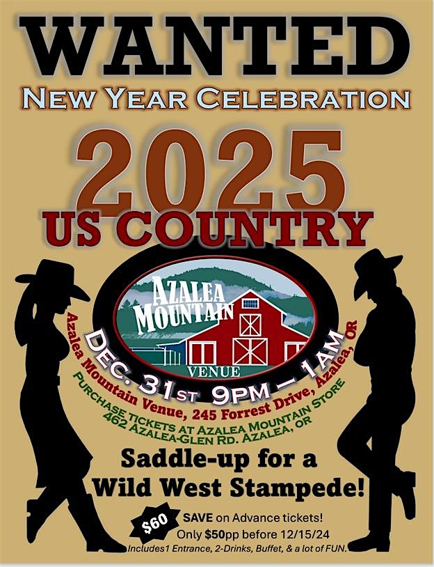 New Year US Country 2025 – Azalea, OR