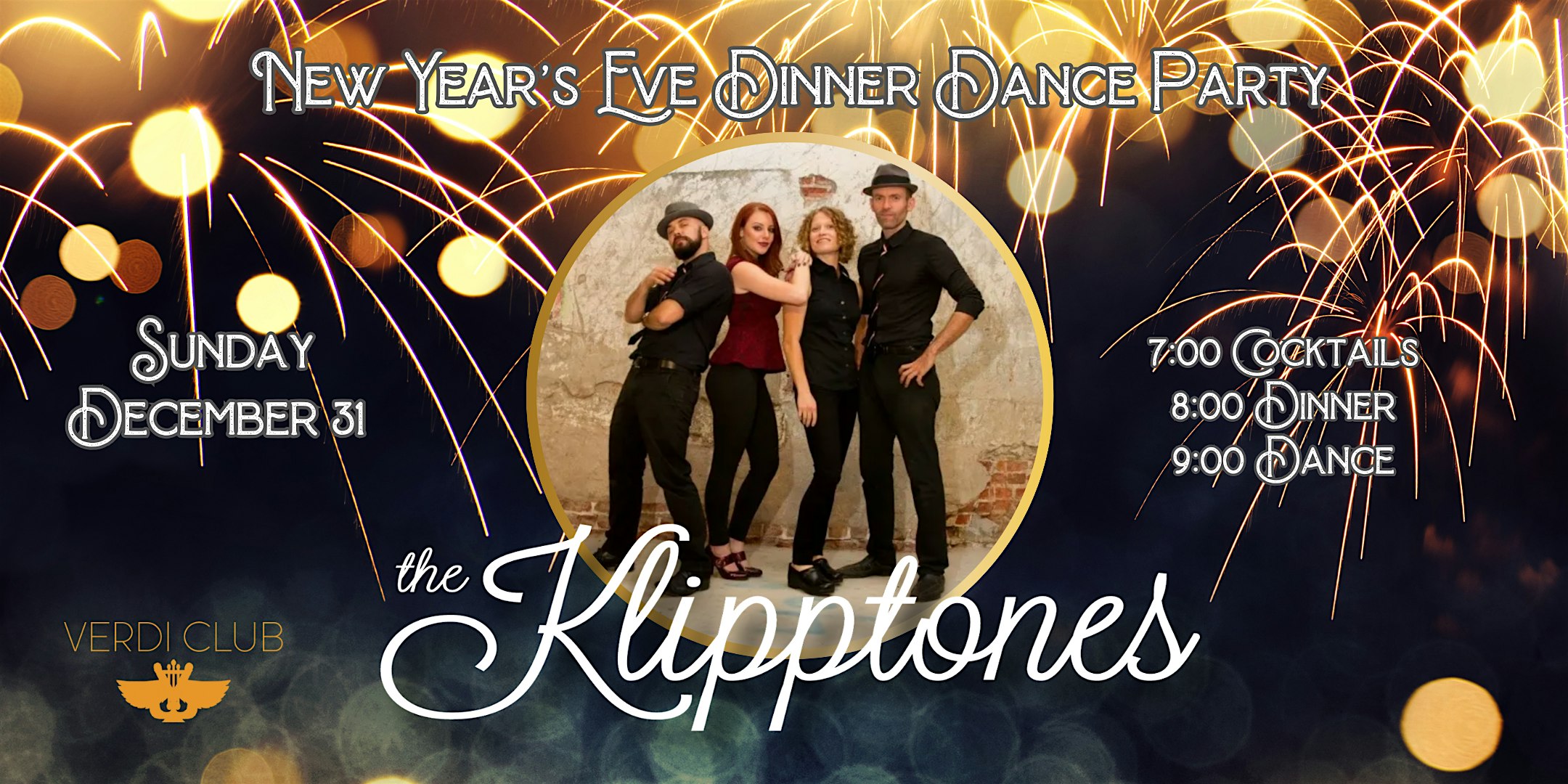 New Year’s Eve Dinner Dance Party w/ The Klipptones – San Francisco, CA