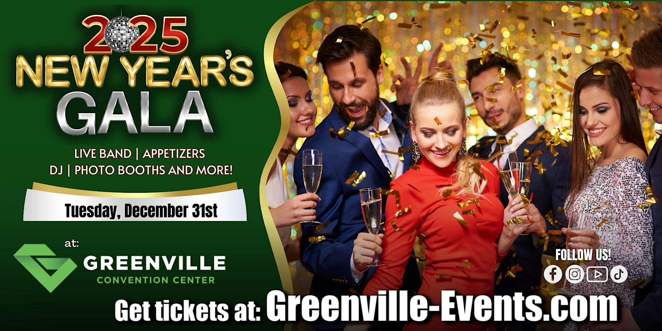 New Year’s Eve Gala – Greenville, SC