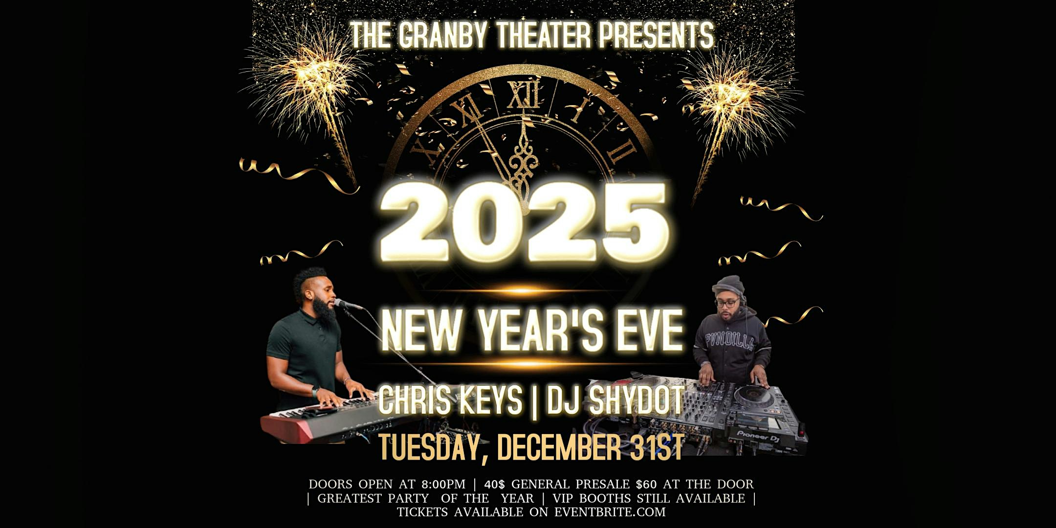 The Granby Theater Annual New Year’s Party 2024 – Norfolk, VA