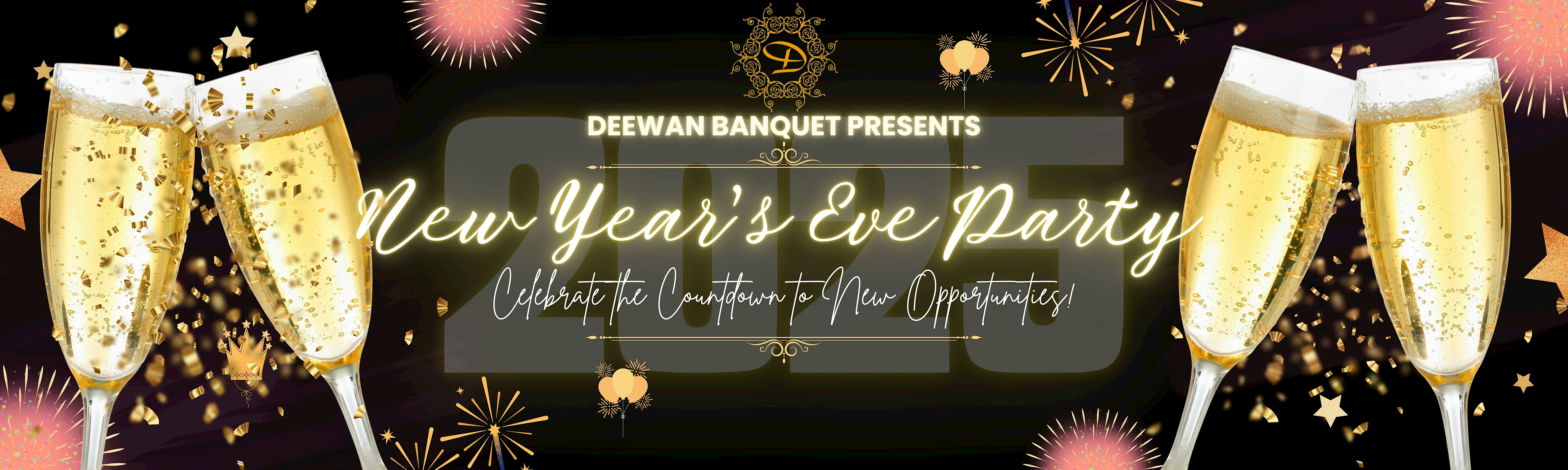 New Year’s Eve 2025 at Deewan Banquet – Piscataway, NJ