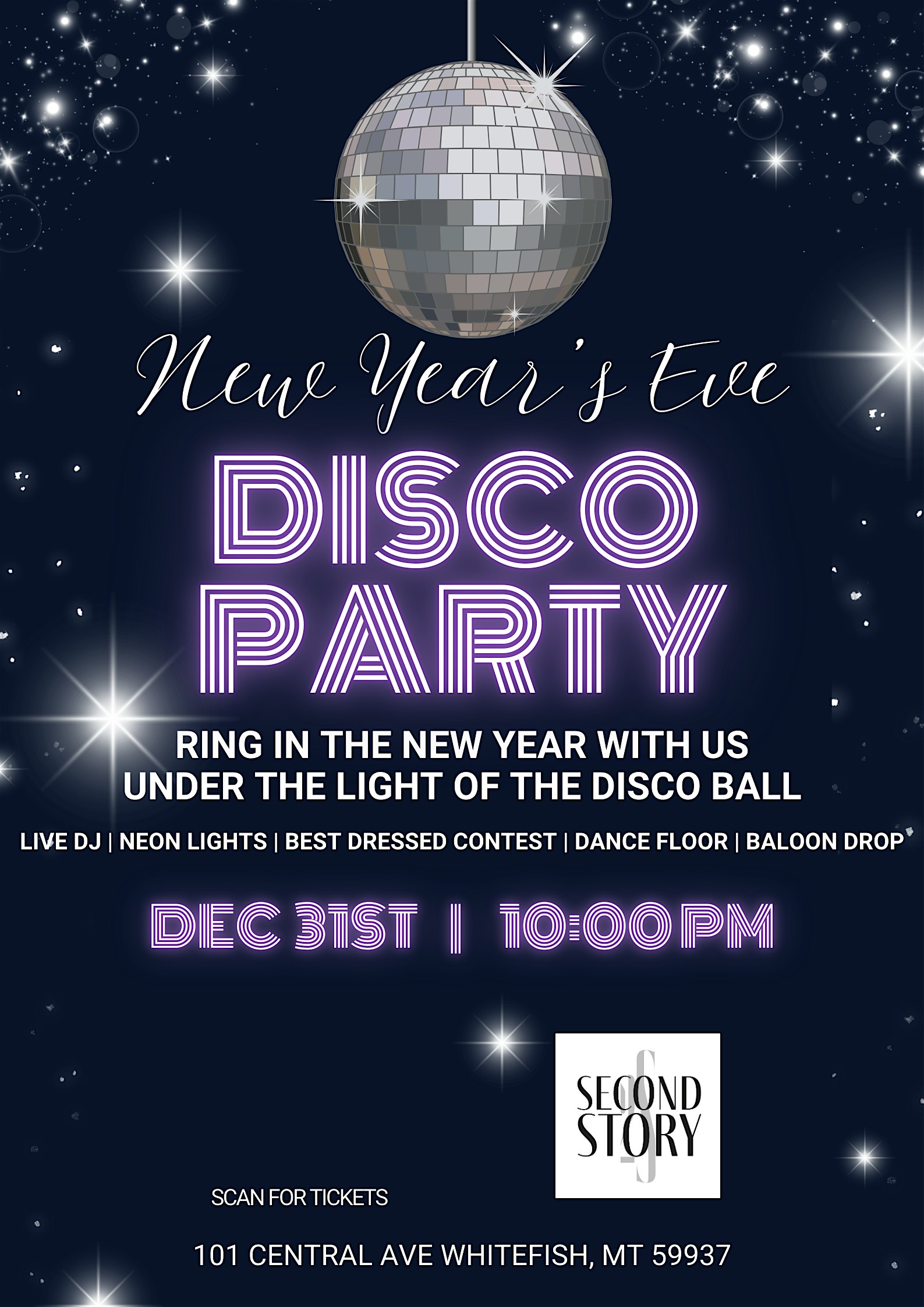 New Year’s Eve Disco Party – Whitefish, MT