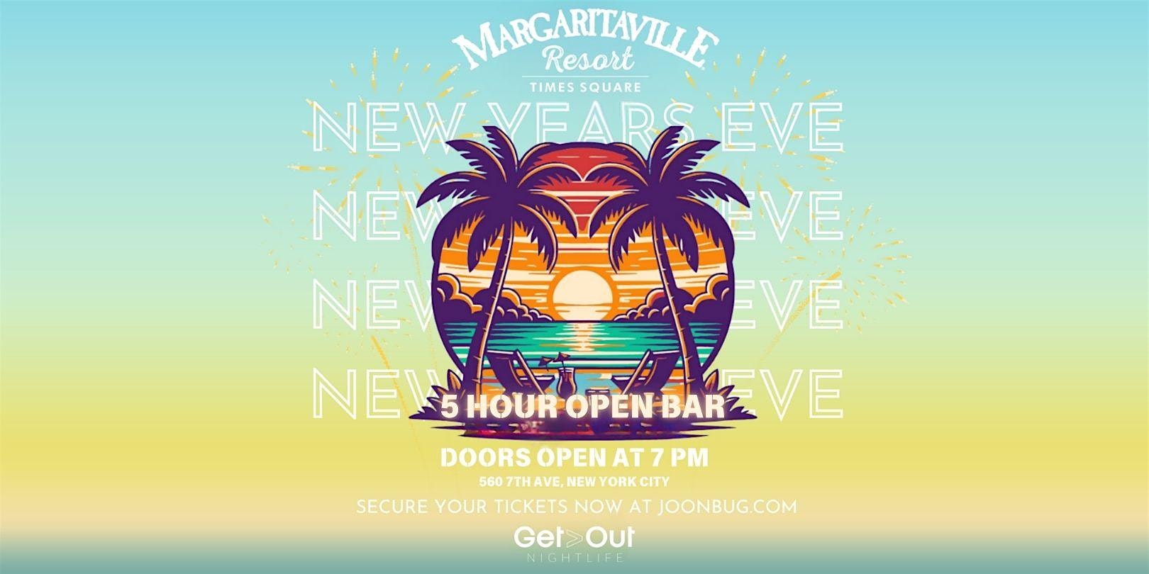 The Official Times Square New Years Eve Party at Margaritaville Resort – New York, NY