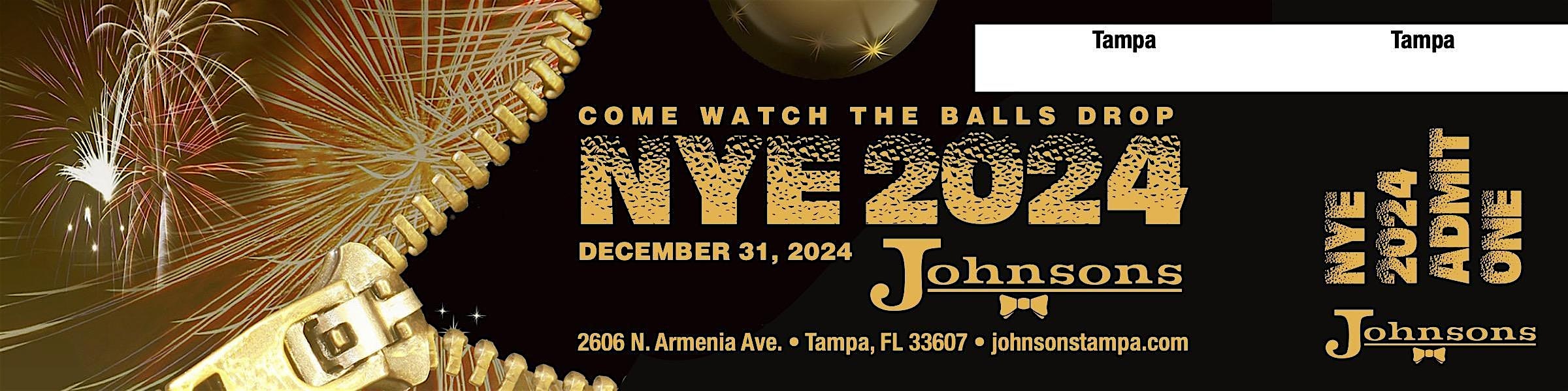 New Year’s Eve Bash at Johnsons TAMPA – Tampa, FL