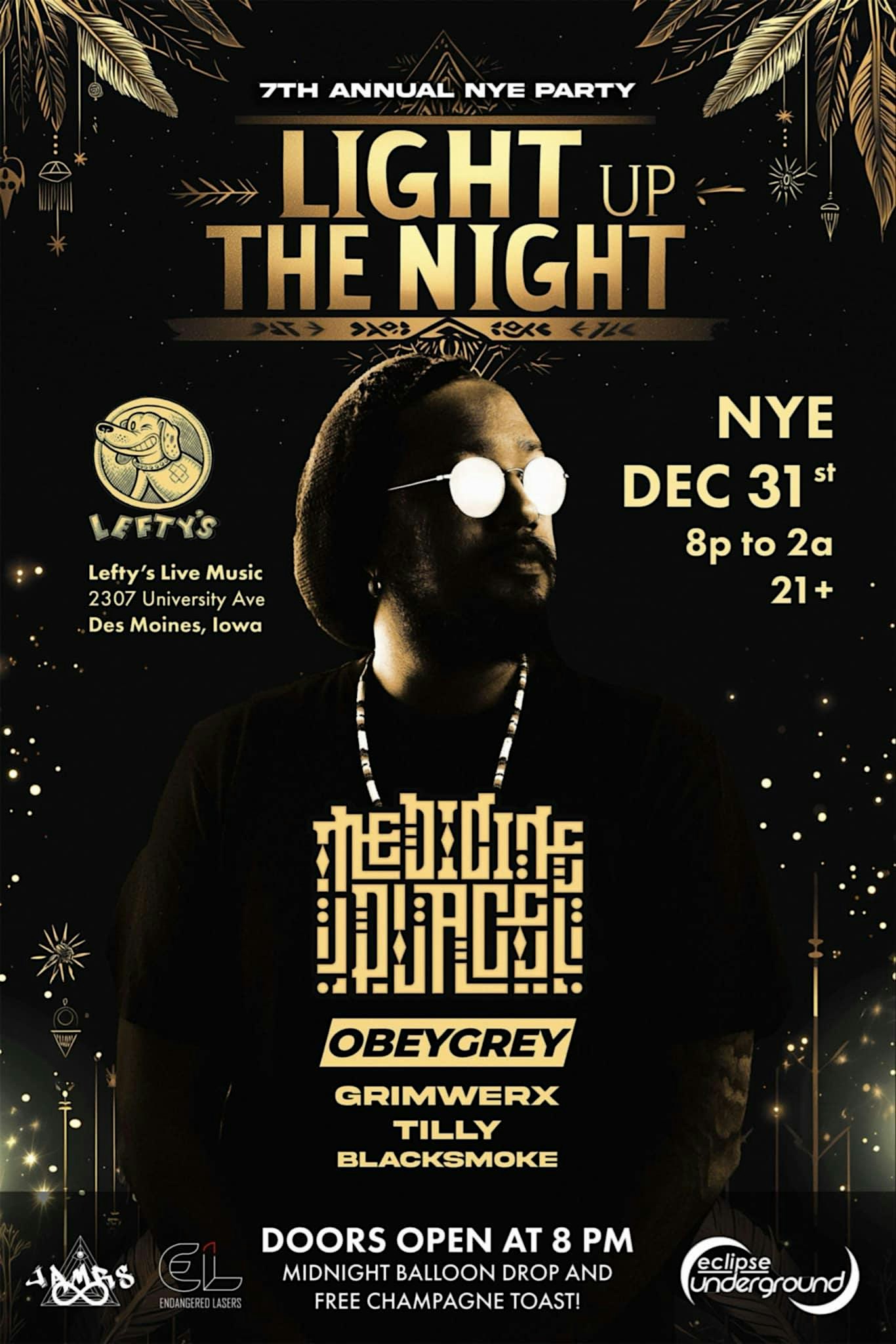 LIGHT UP THE NIGHT NYE 2024 – Des Moines, IA