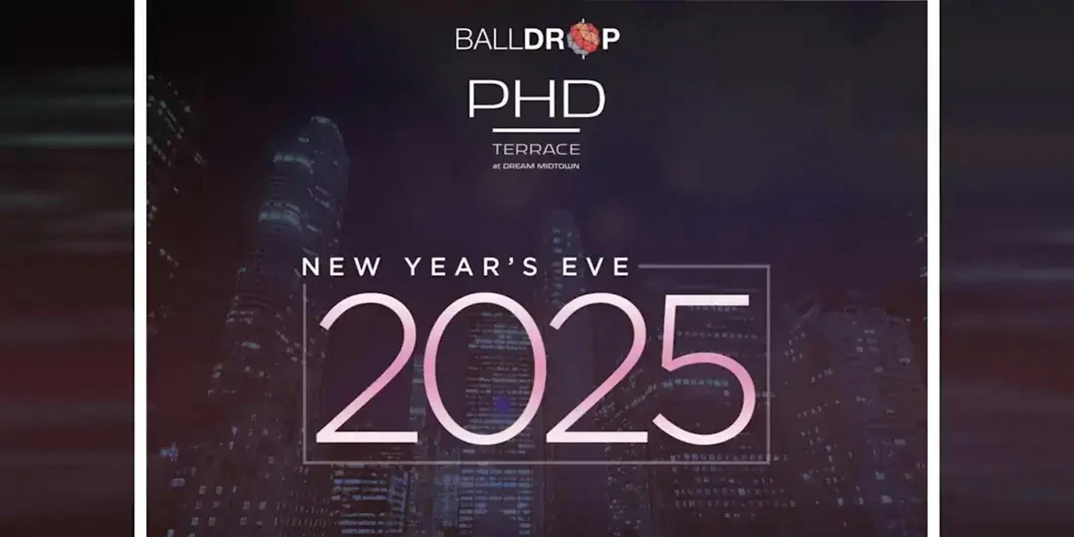 PHD Terrace at Dream Midtown Hotel New Years Eve Party – New York, NY