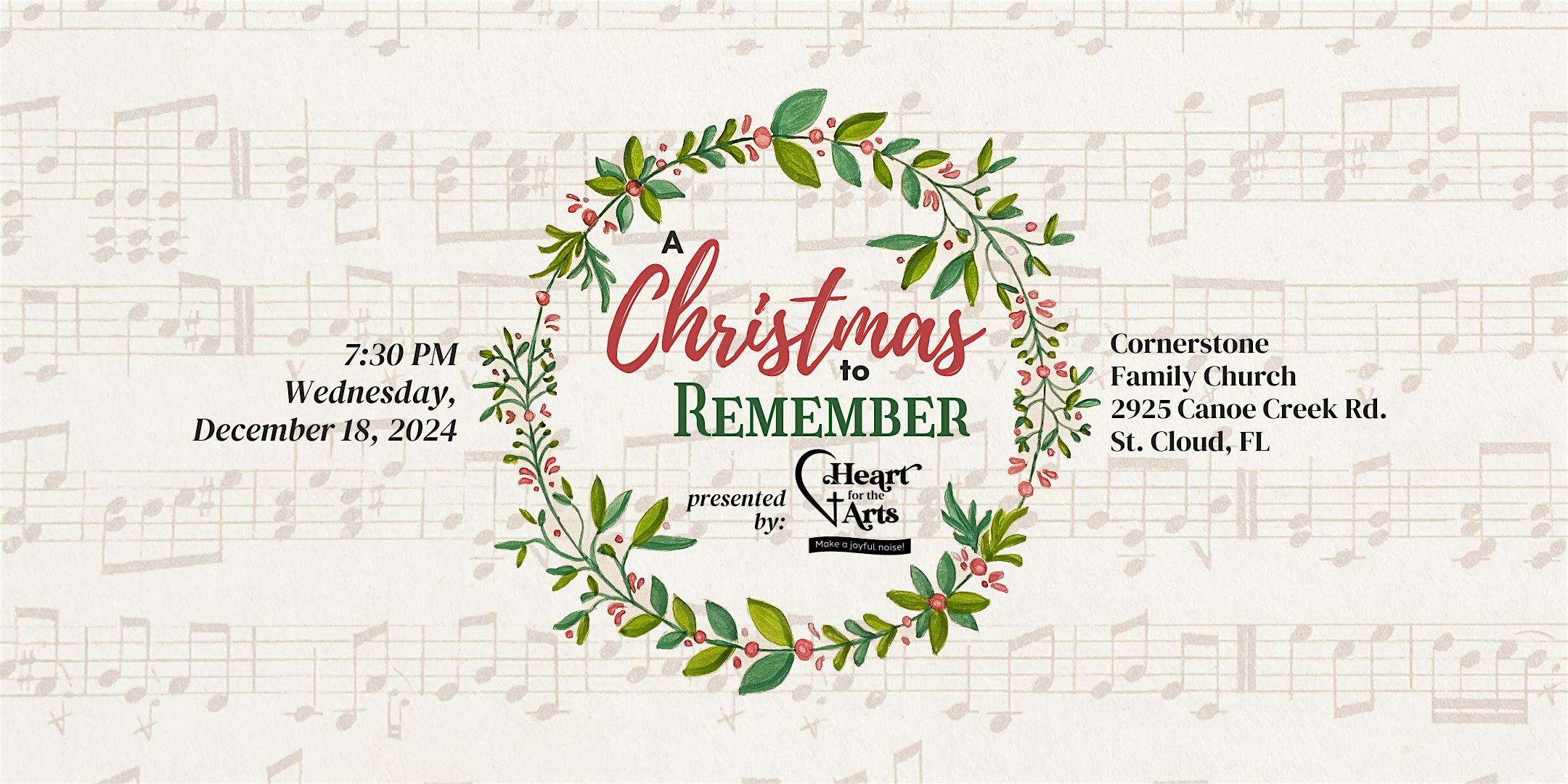 Heart for the Arts: A Christmas to Remember – St. Cloud, FL