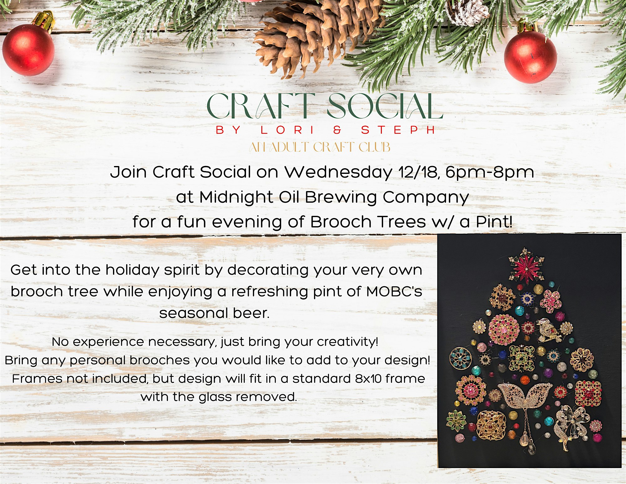 Brooch Trees at MOBC – Newark, DE