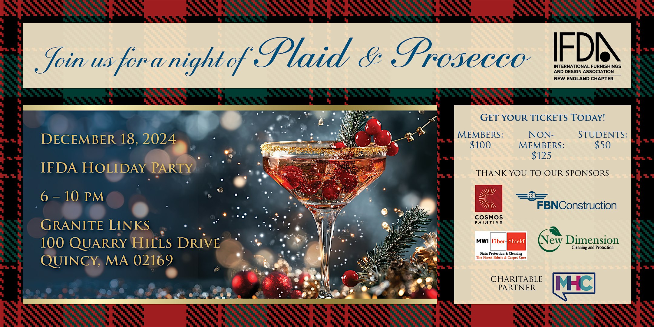 IFDA New England Holiday Party – Quincy, MA