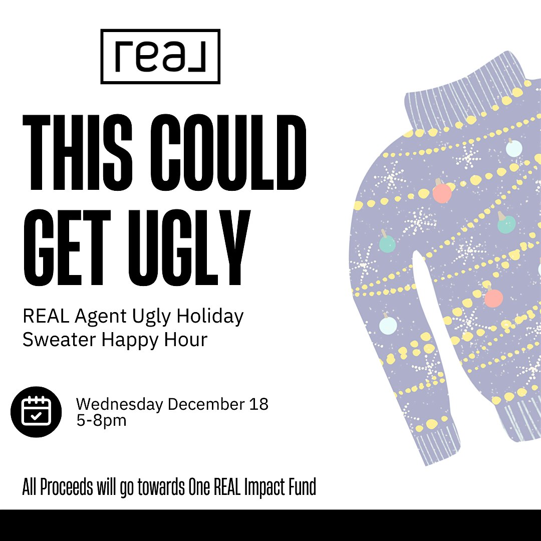 REAL Agent Ugly Holiday Sweater Happy Hour – San Antonio, TX