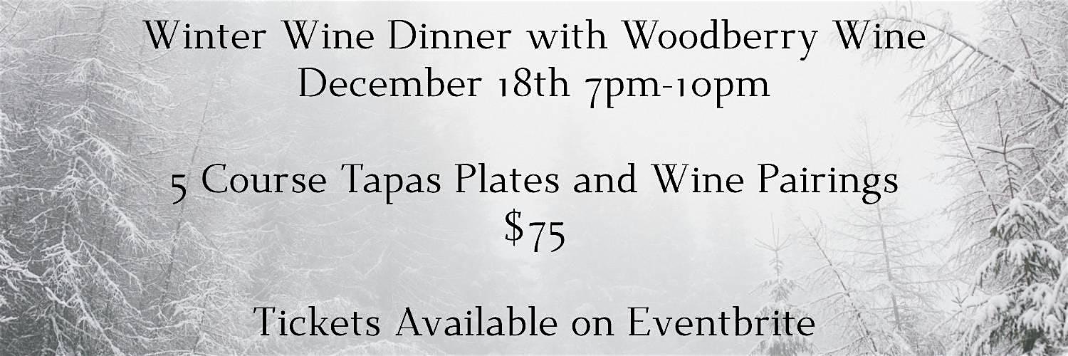 Winter Wine Dinner with Woodberry Wine – St. Clair Shores, MI