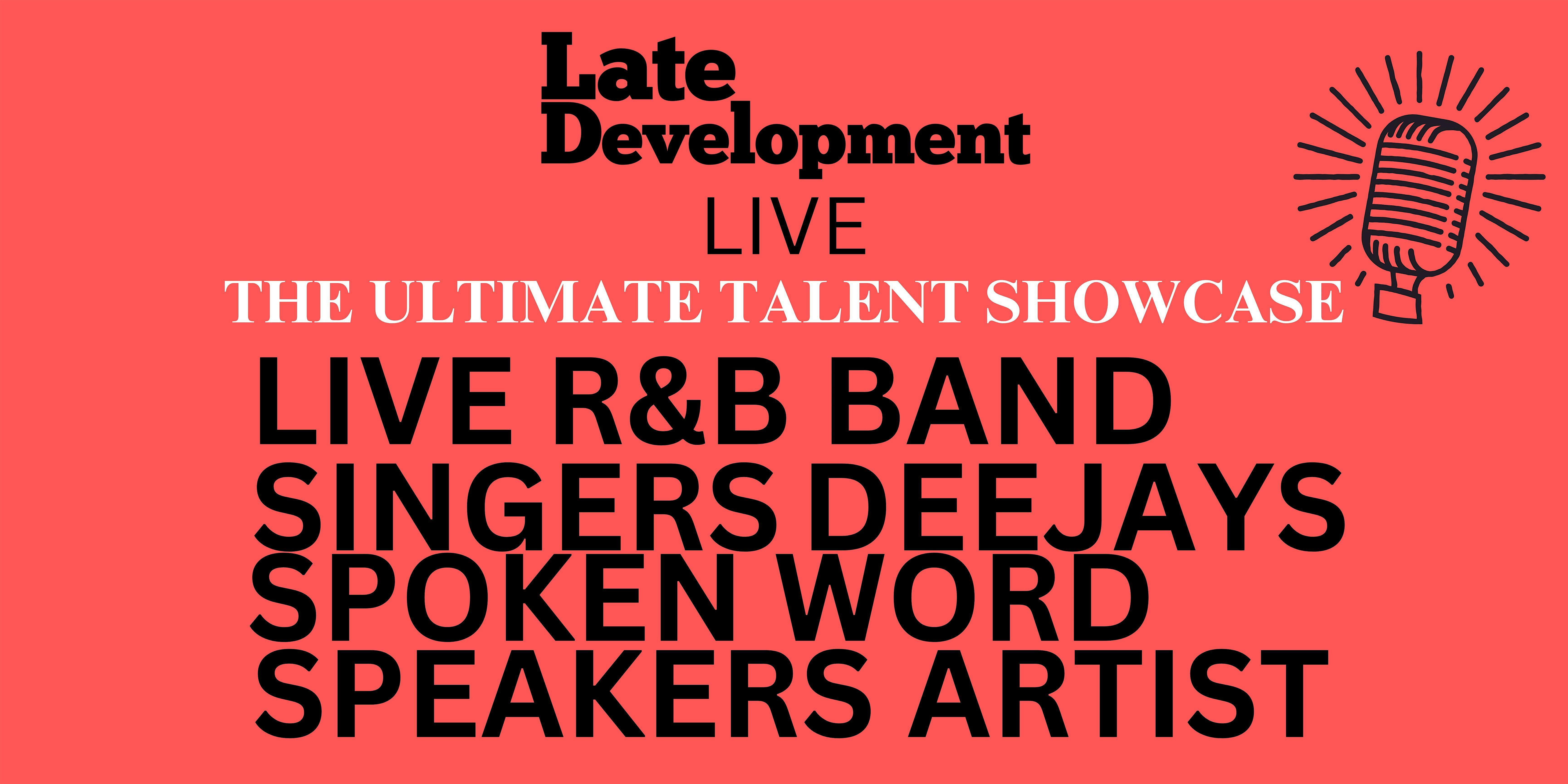 Late Development Live Curated Monthly Talent Showcase – Jersey City, NJ