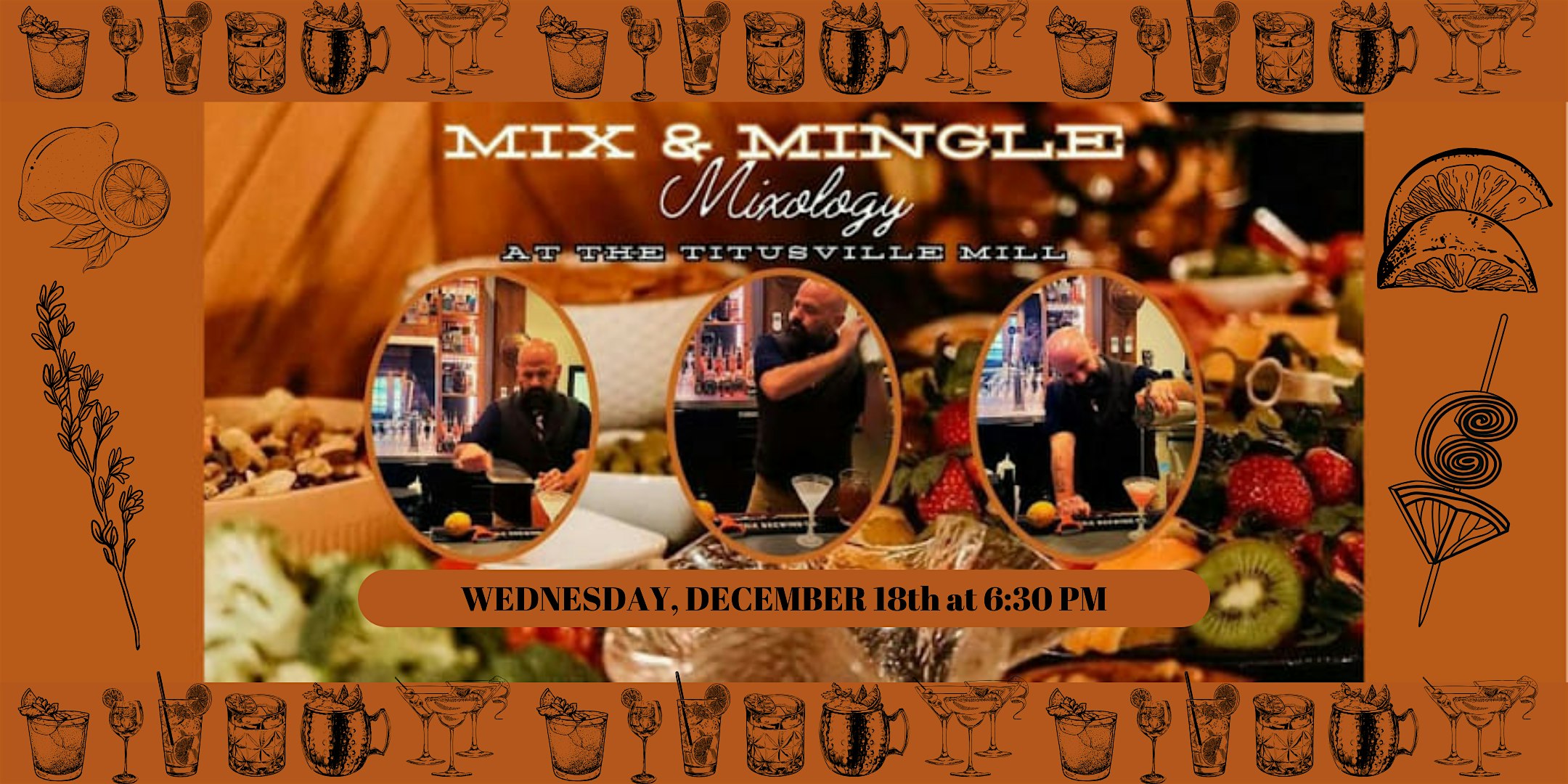 Mix and Mingle Mixology at The Titusville Mill – Titusville, PA