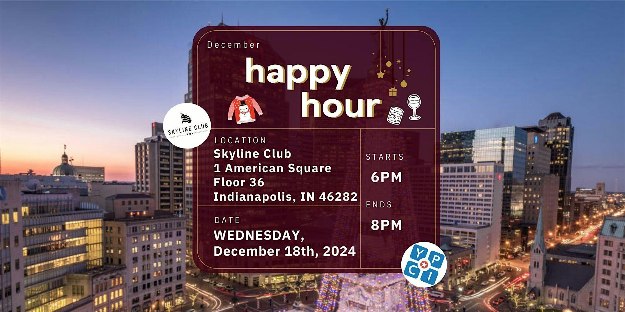 YPCI’s December Happy Hour at Skyline Club – Indianapolis, IN