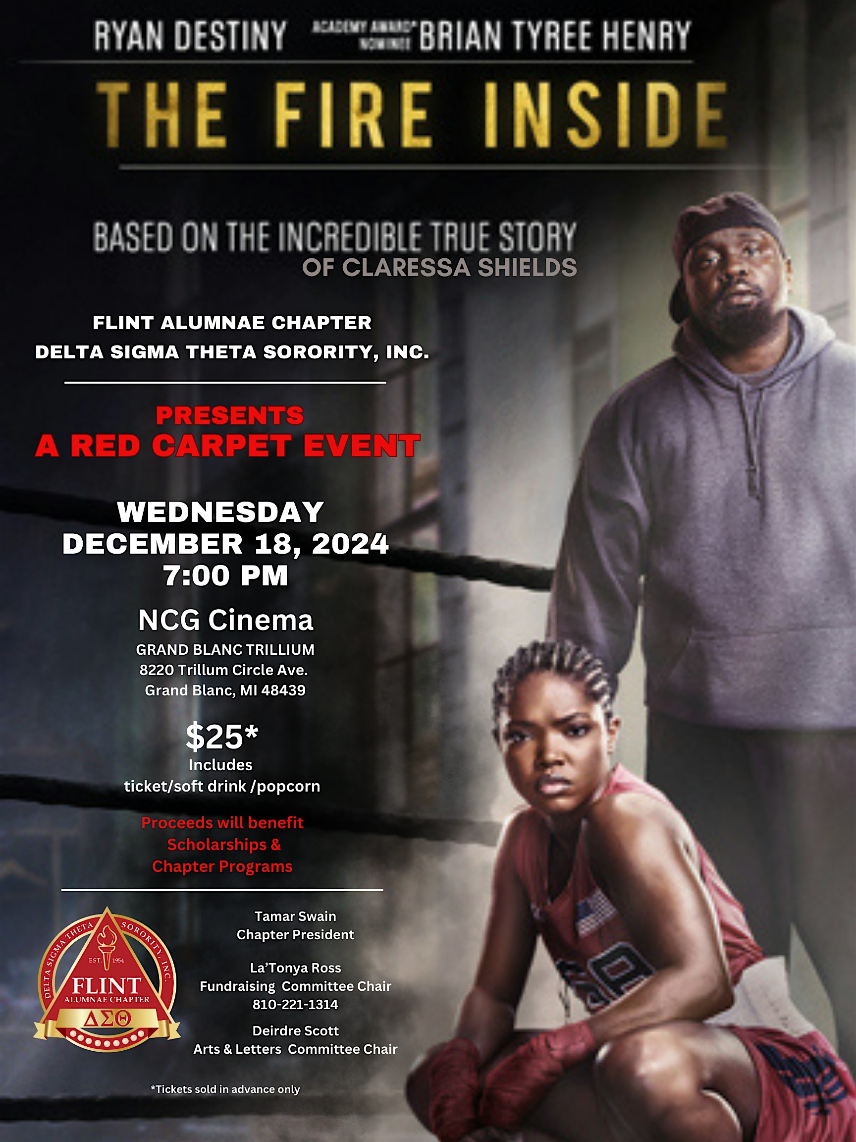 The Fire Inside Movie Event- Delta Sigma Theta Sorority – Grand Blanc, MI