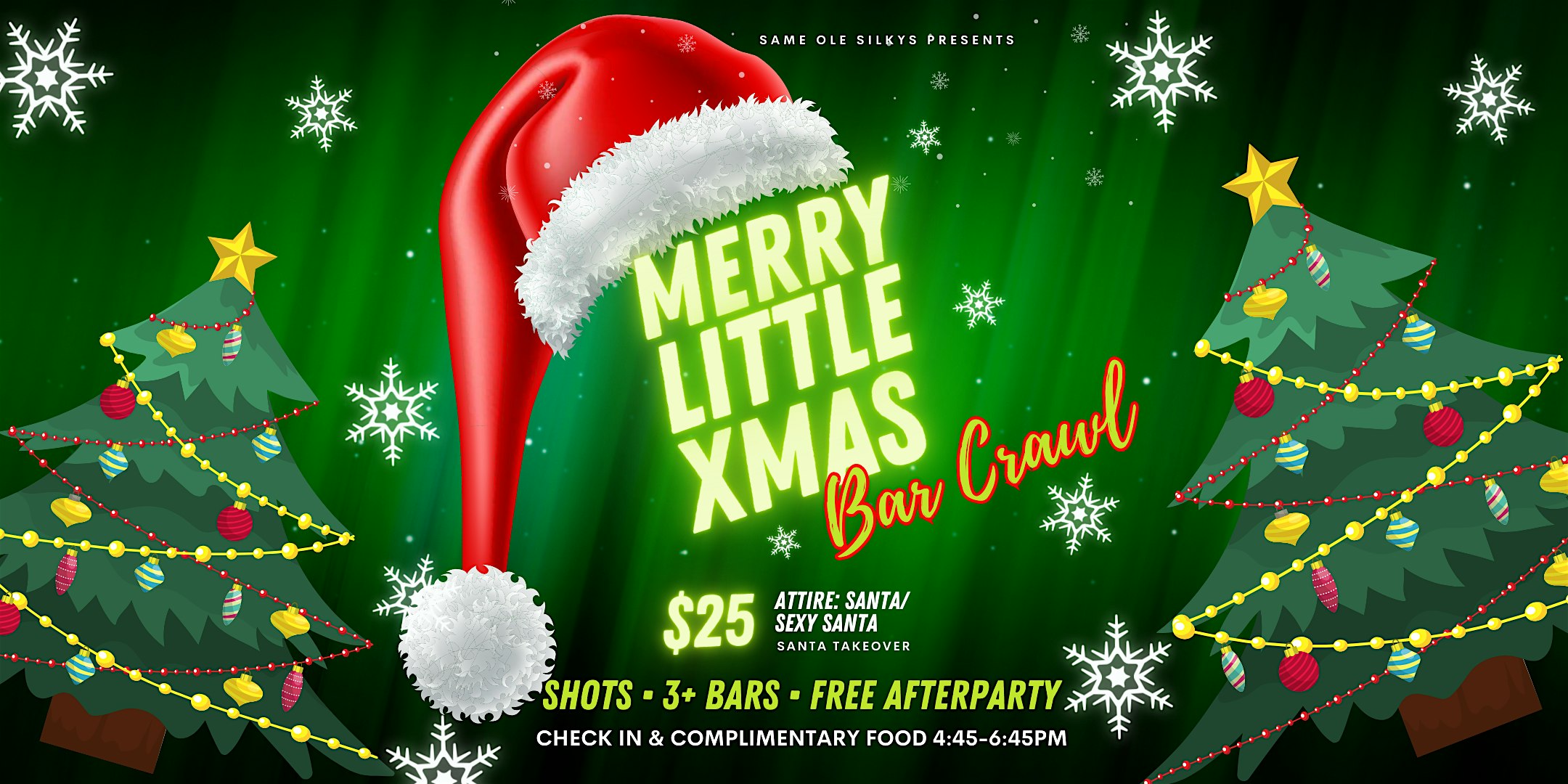 MERRY LITTLE XMAS>>> BAR CRAWL – New Orleans, LA