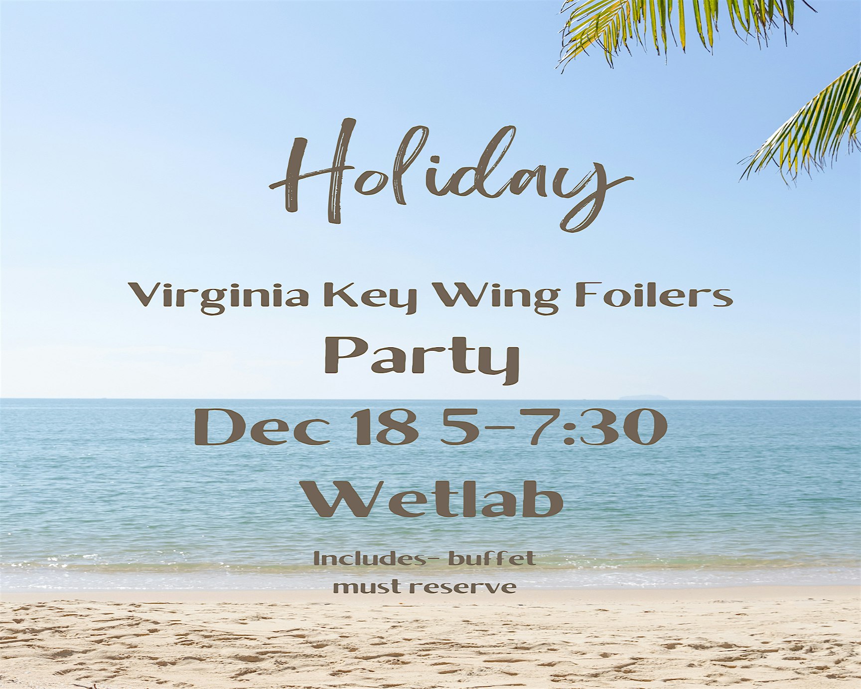 VK wingfoilers Holiday party – Miami, FL