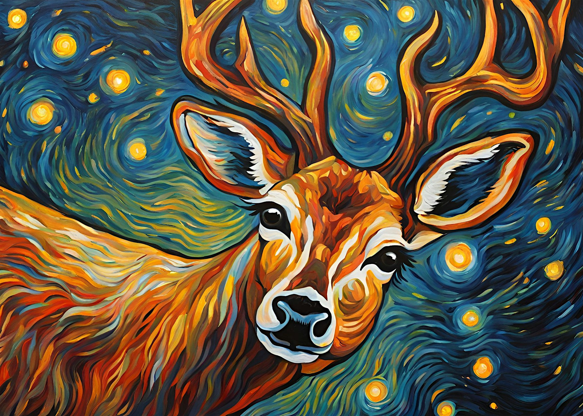 Crafts & Drafts Brewery Paint Parties – Christmas Deer – Bend, OR