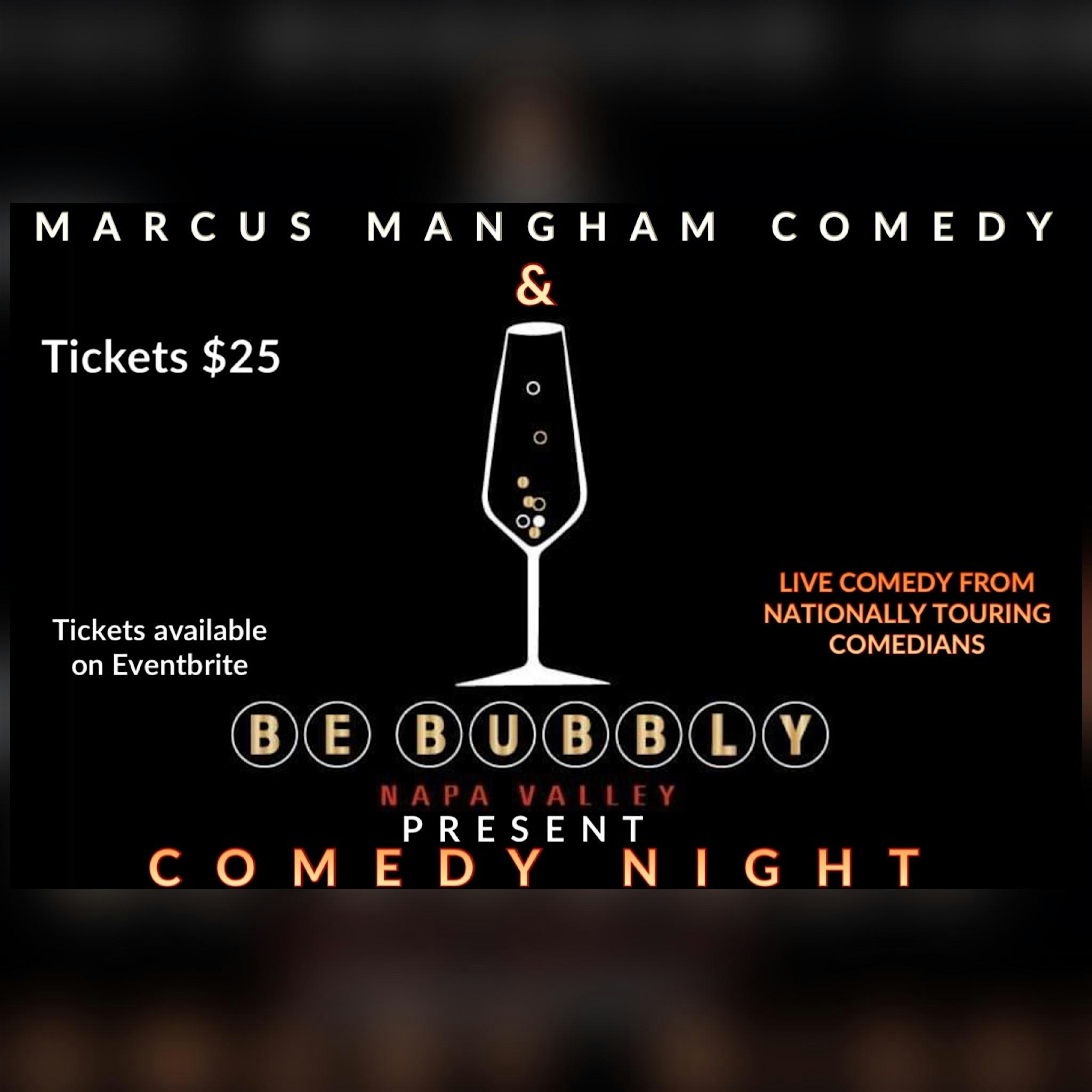 Comedy at Be Bubbly – Holiday Edition! – Napa, CA