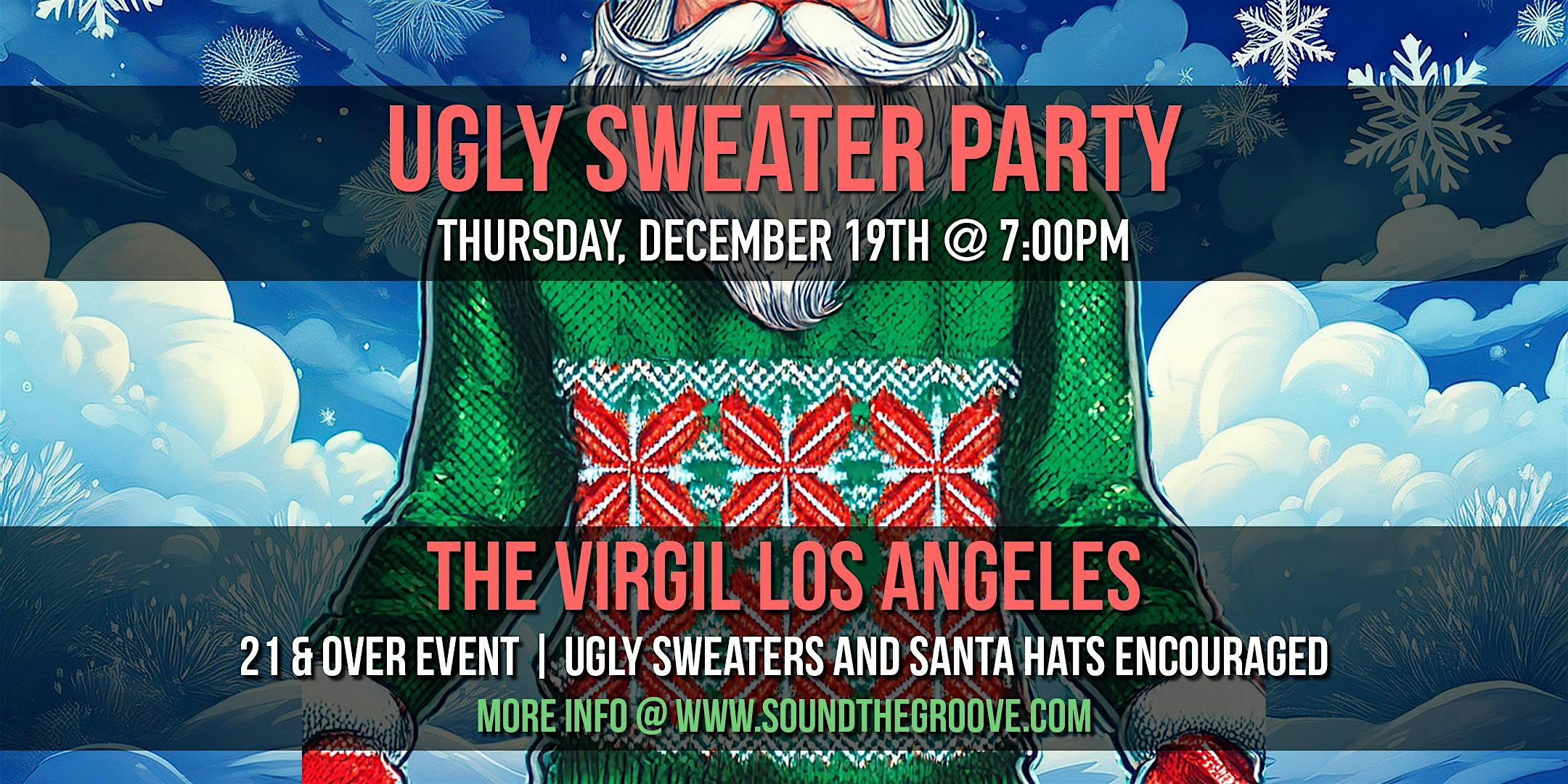 21+/ Tremors, Ugly Sweater Party @ The Virgil Los Angeles – Los Angeles, CA