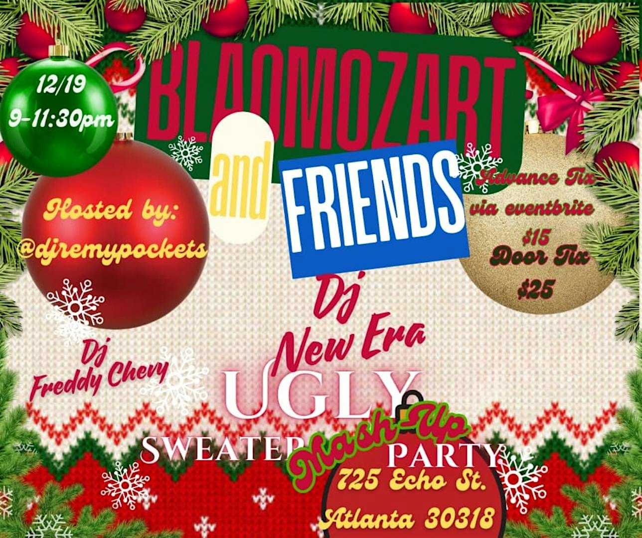 Blaq Mozart’s Ugly Christmas Sweater Mash Up Party – Atlanta, GA