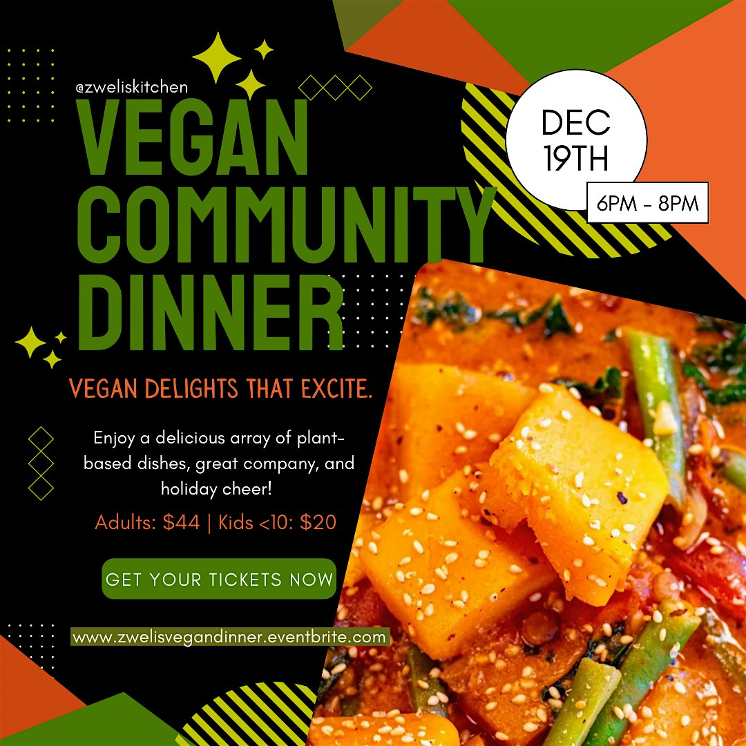 Vegan Community Dinner – Durham, NC