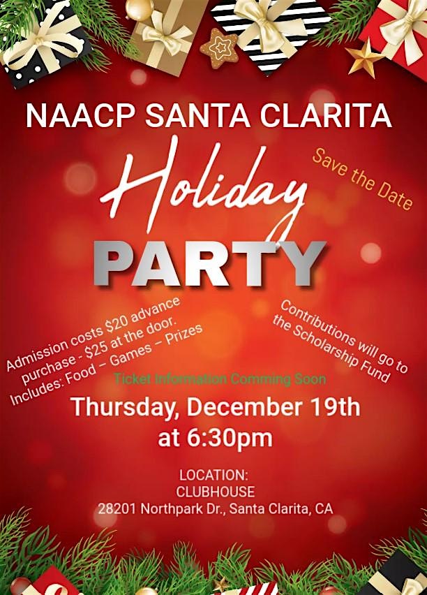 NAACP SCV Holiday Party – Santa Clarita, CA