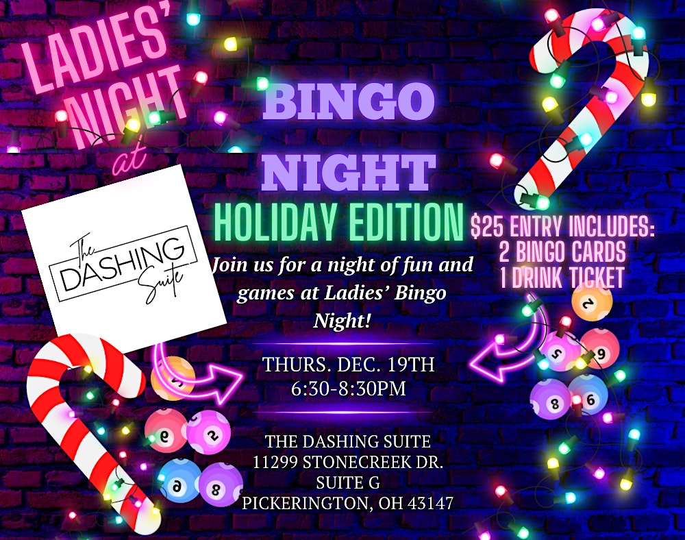 Ladies’ Night Holiday Bingo – Pickerington, OH