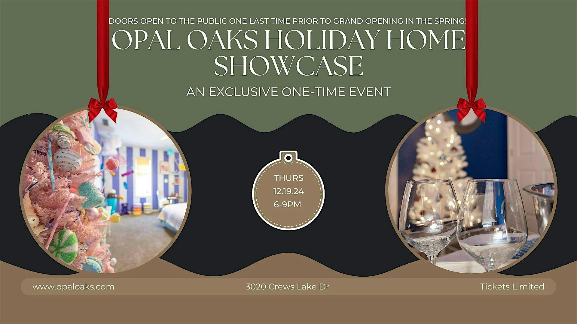 Opal Oaks Holiday Home Showcase – LIMITED Space – Lakeland, FL