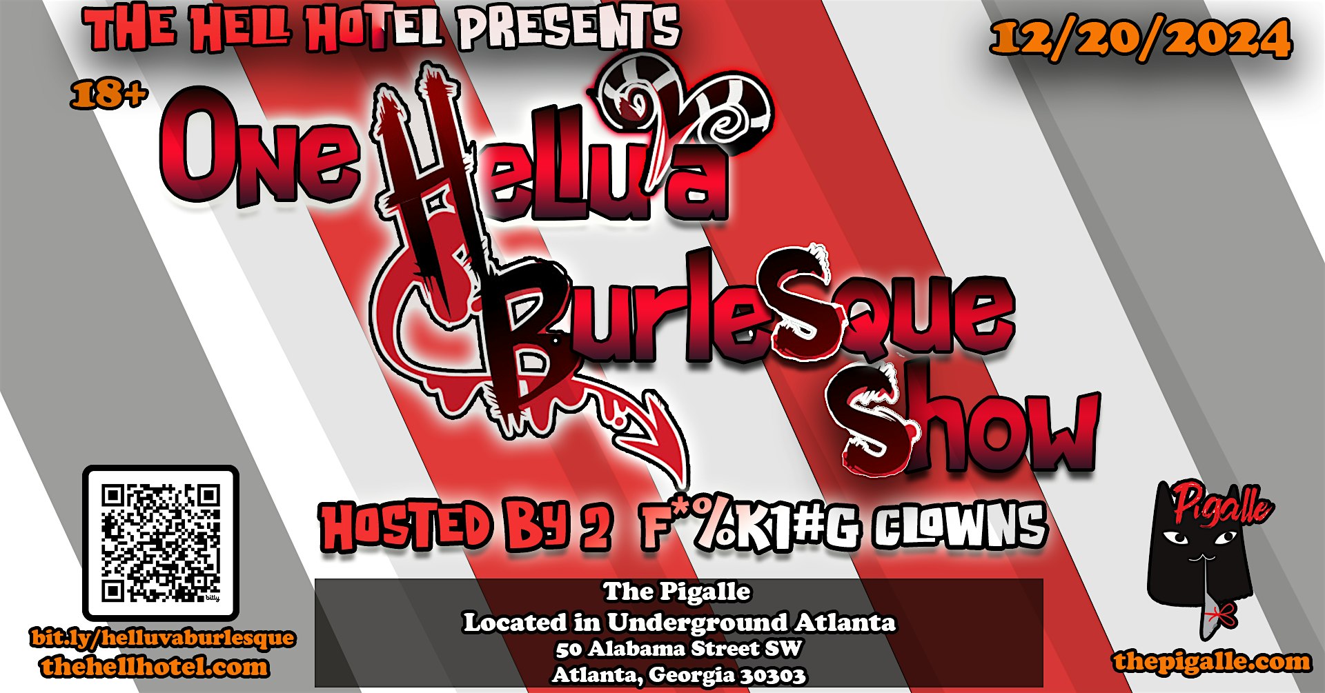 The Hell Hotel Presents One Helluva Burlesque Show – Atlanta, GA