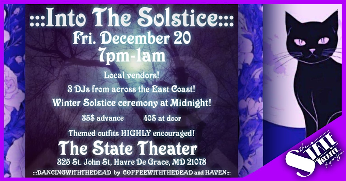 Into The Solstice! Winter Solstice Rave Event – Havre de Grace, MD