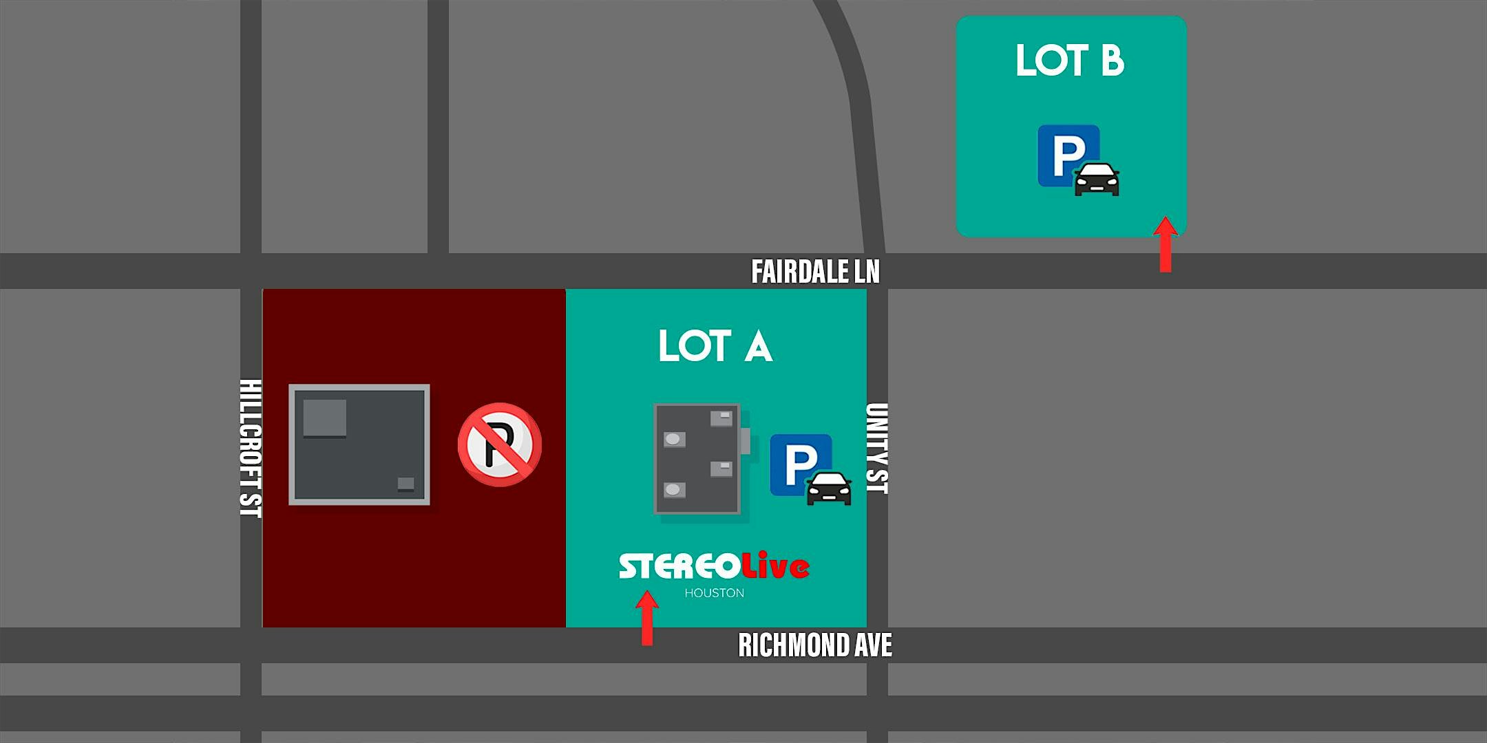 Parking Pass – Stereo Live Houston – 12/20/24 – Houston, TX