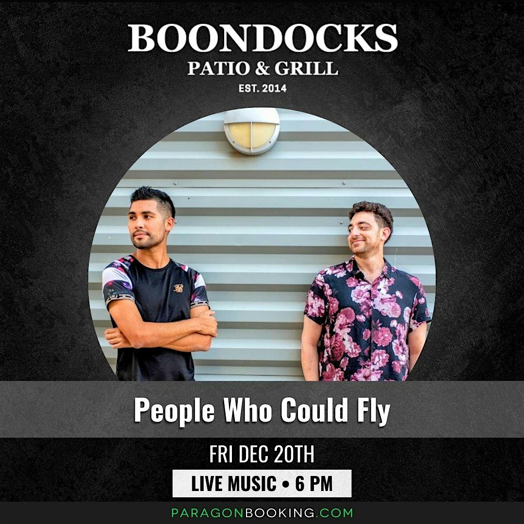 Live Music in Old Town Scottsdale featuring People Who Could Fly at Boondocks Patio & Grill – ,