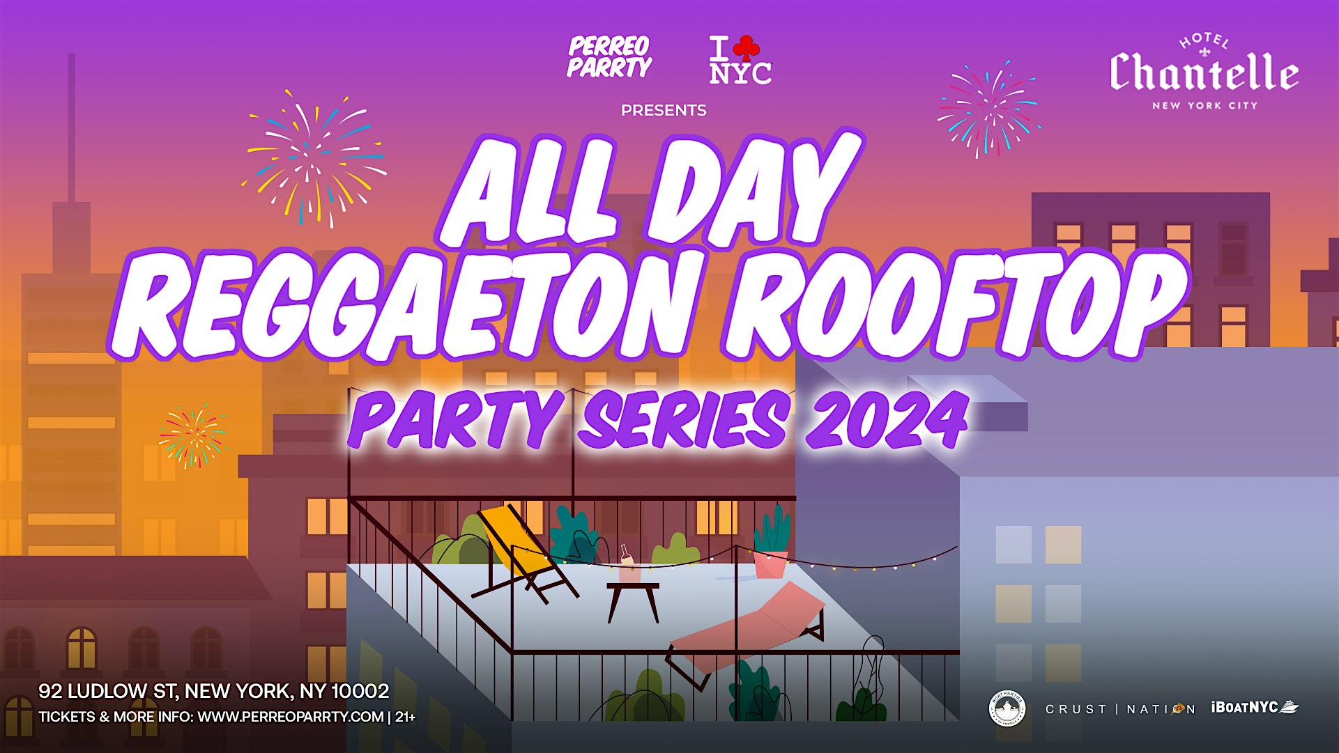 Latin & Reggeaton Rooftop Party NYC – New York, NY