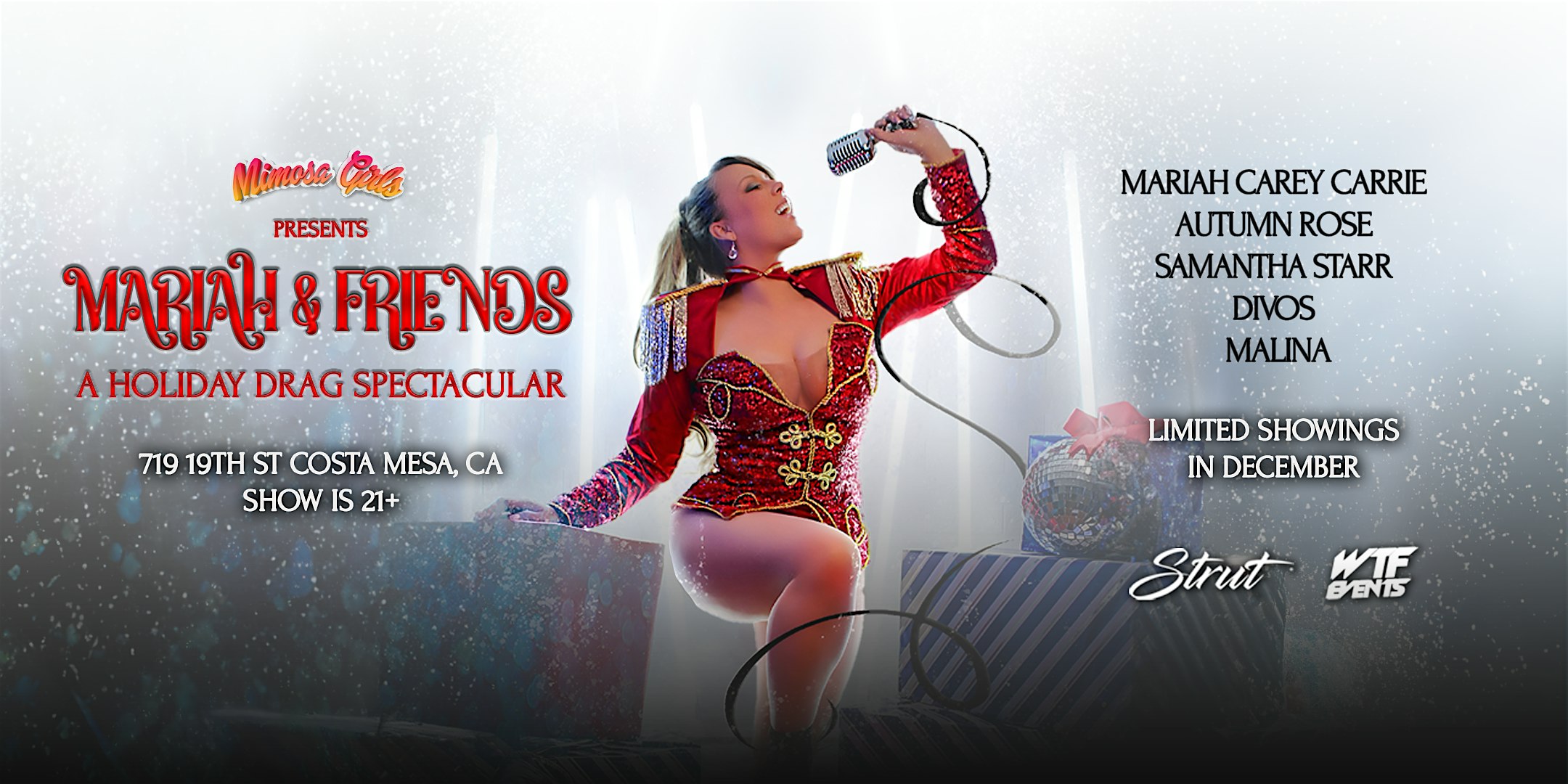 Mariah & Friends: A Holiday Drag Spectacular – Costa Mesa, CA