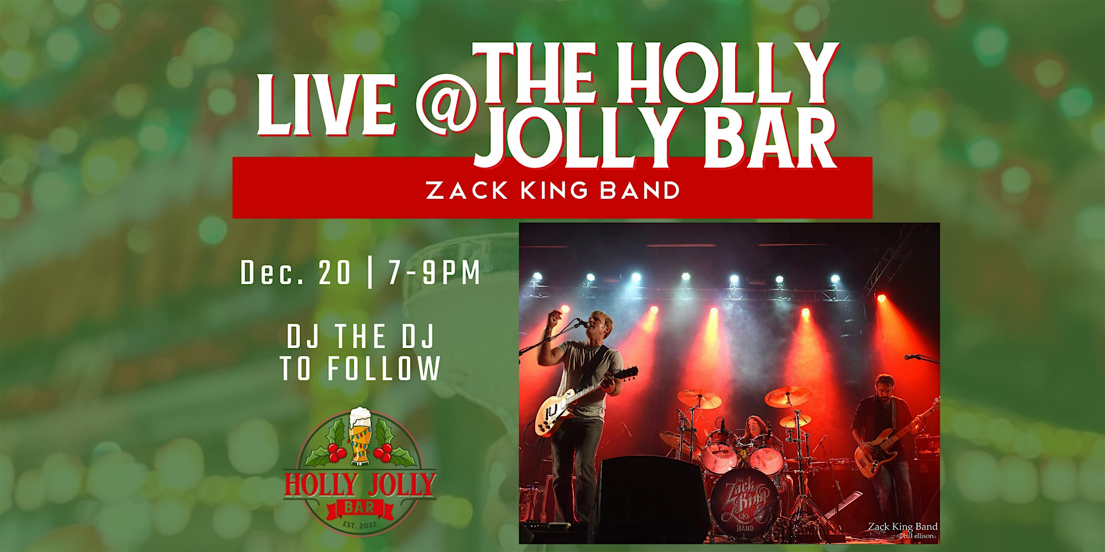 Zack King Band | LIVE at Third Rail Holly Jolly Bar – Grapevine, TX