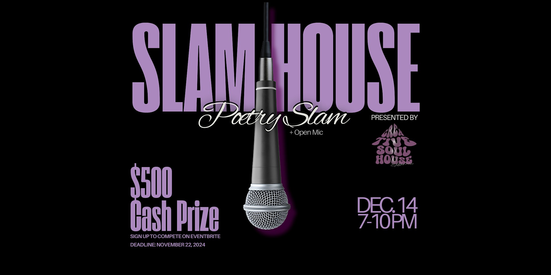 SLAM HOUSE: Poetry Slam + Open Mic – New York, NY