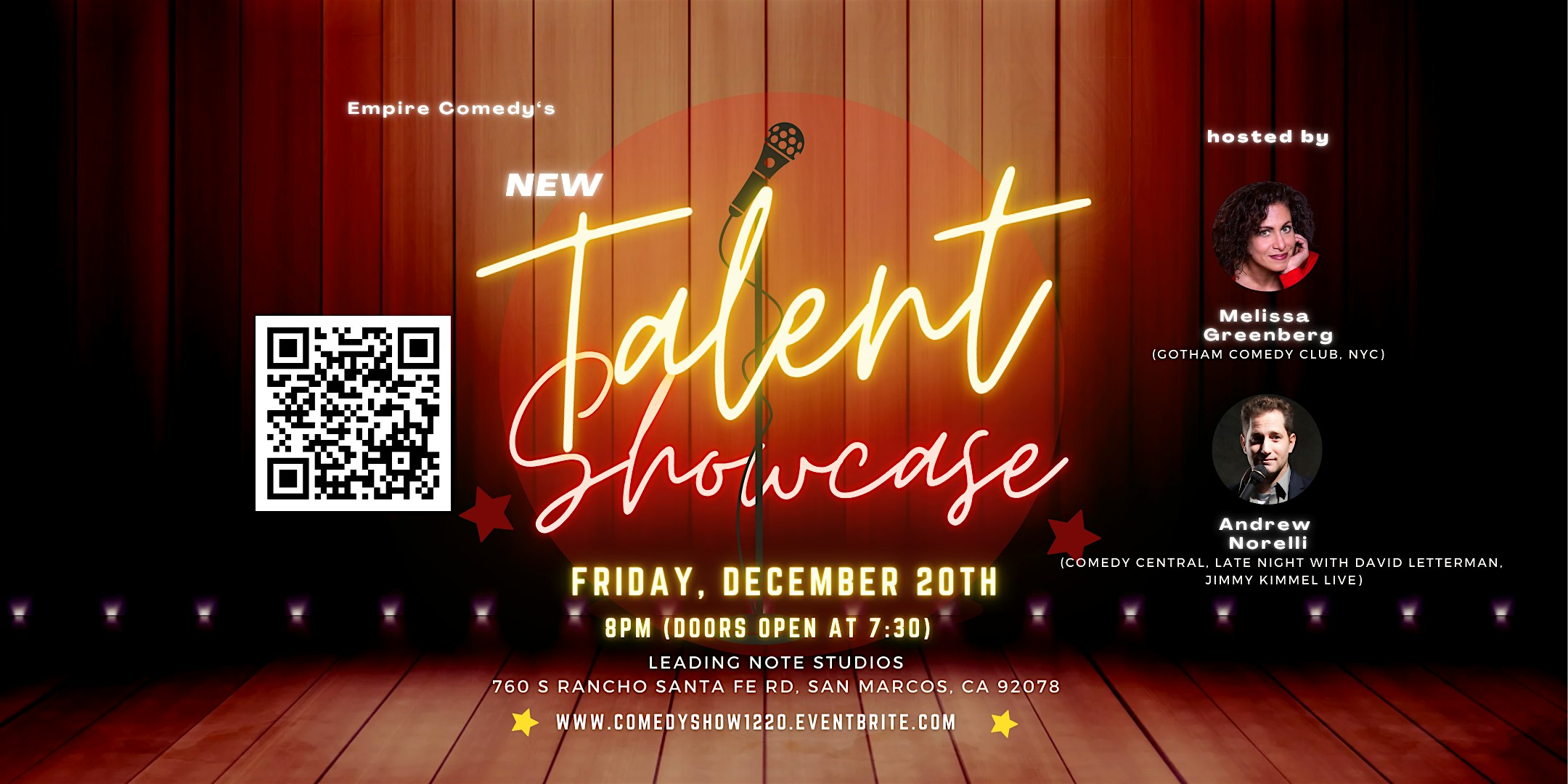 Empire Comedy’s New Talent Showcase! – San Marcos, CA