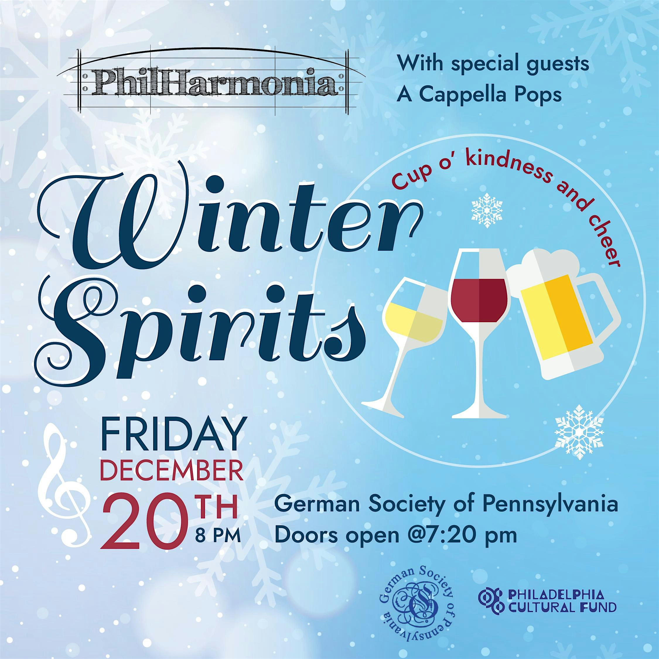 Winter Spirits: a cup o’ kindness and cheer – Philadelphia, PA