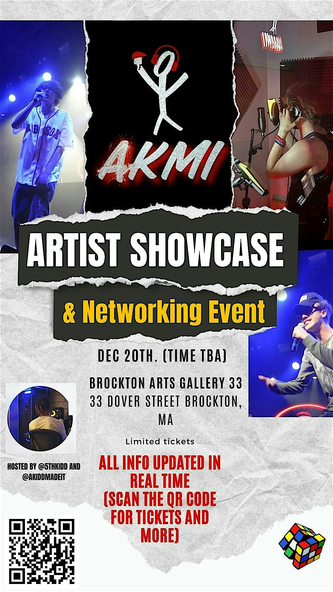 AKMI ARTIST SHOWCASE AND NETWORKING EVENT – Brockton, MA