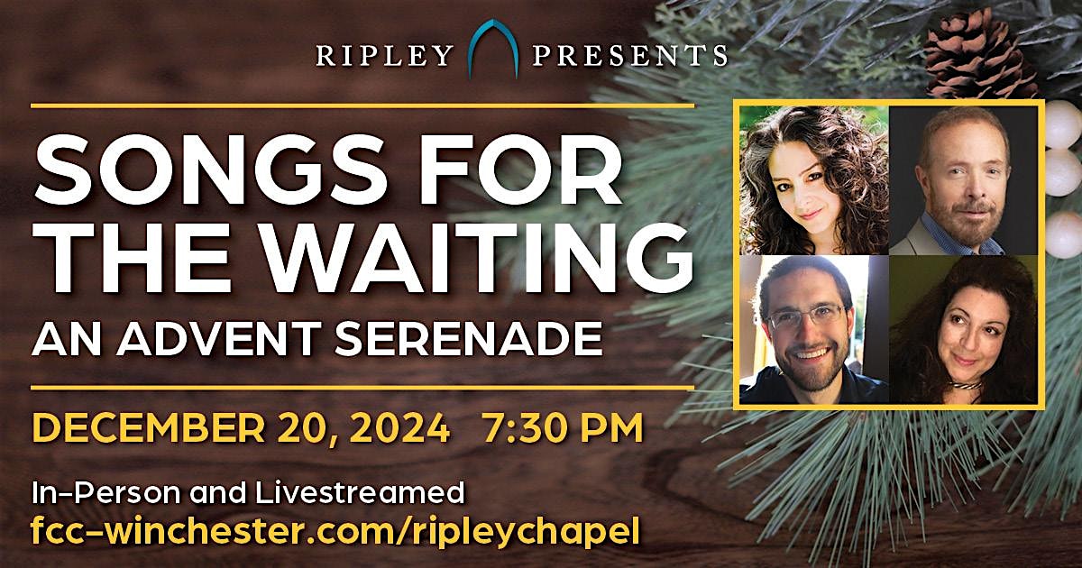 Ripley Presents: Songs for the Waiting – Winchester, MA