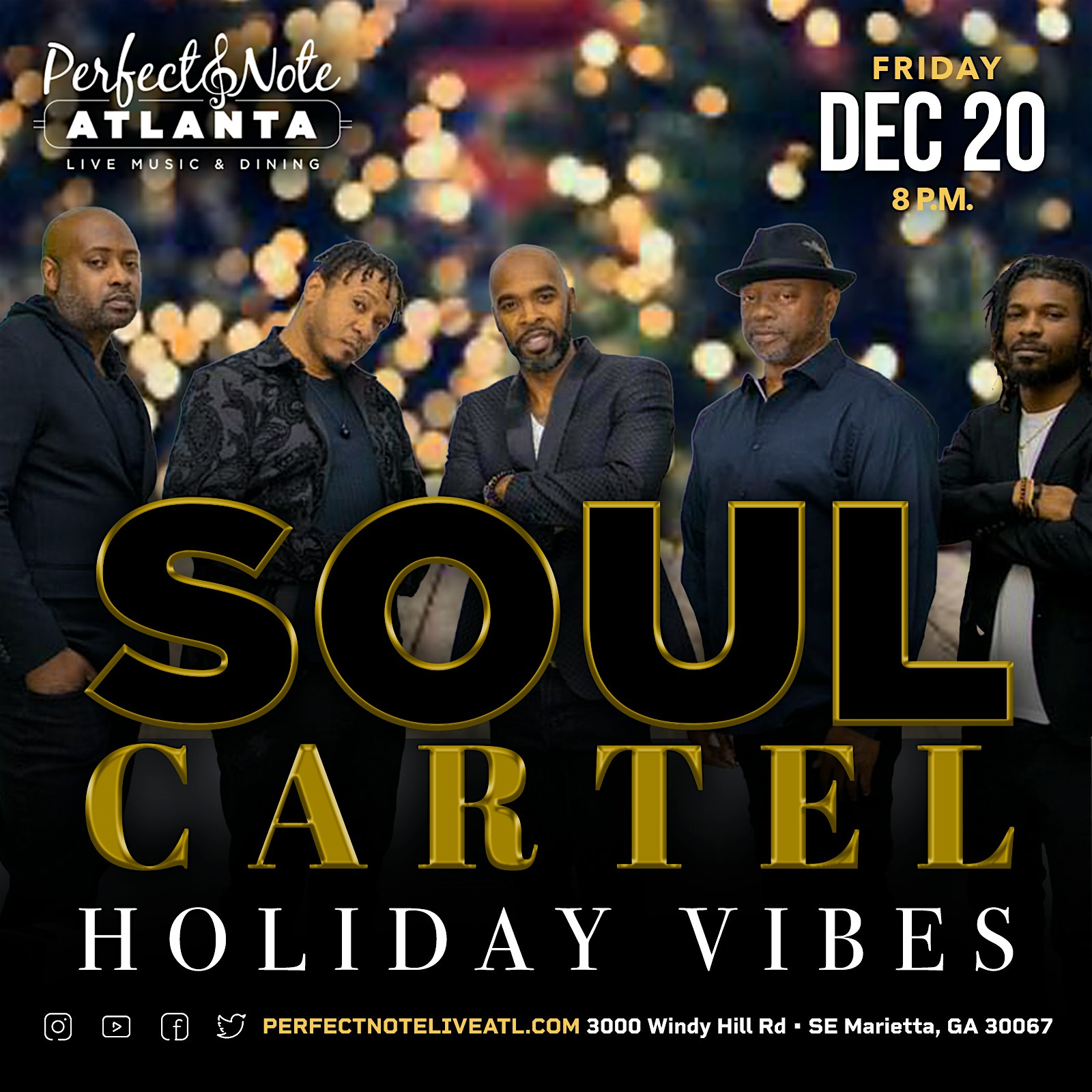 R&B Holiday Vibes with Soul Cartel – Marietta, GA