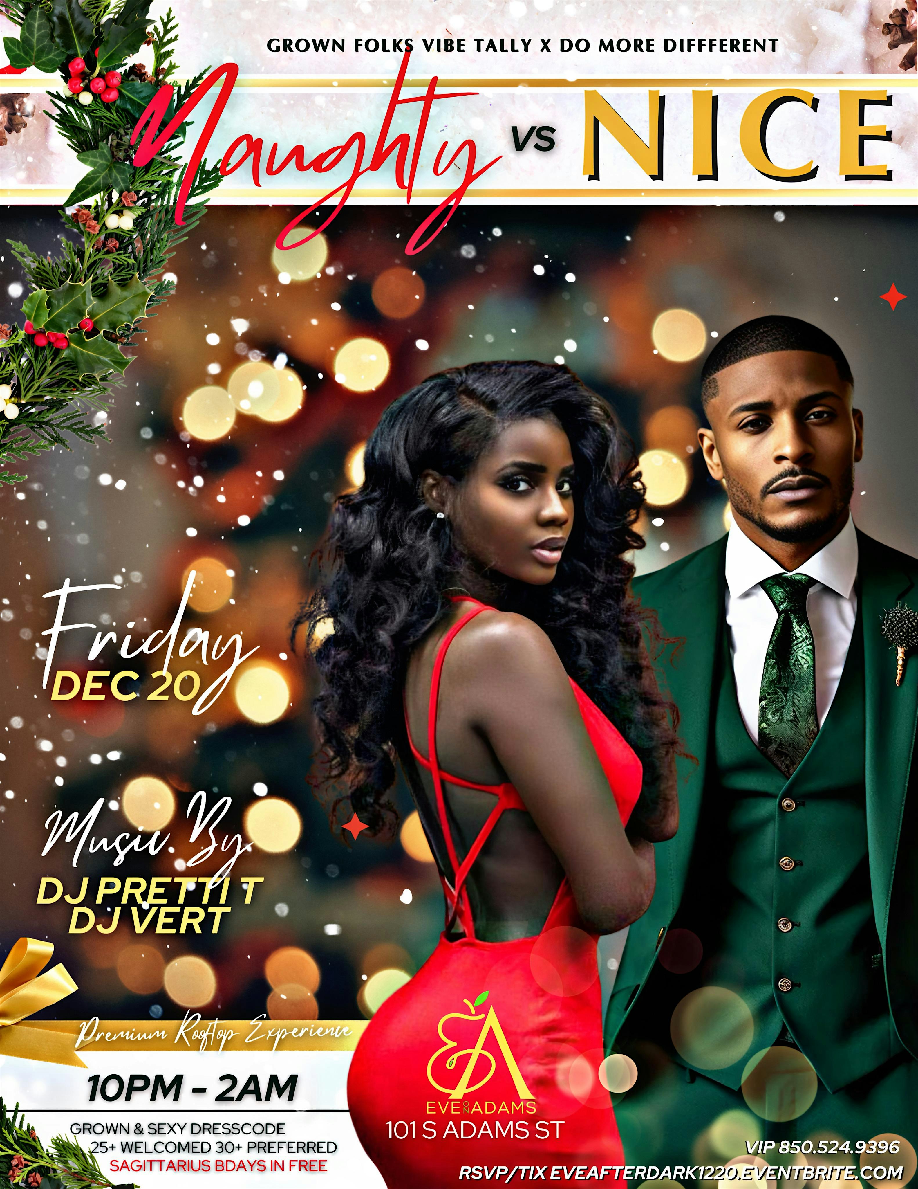 Eve After Dark: Naughty Vs Nice Sagittarius Bash – Tallahassee, FL