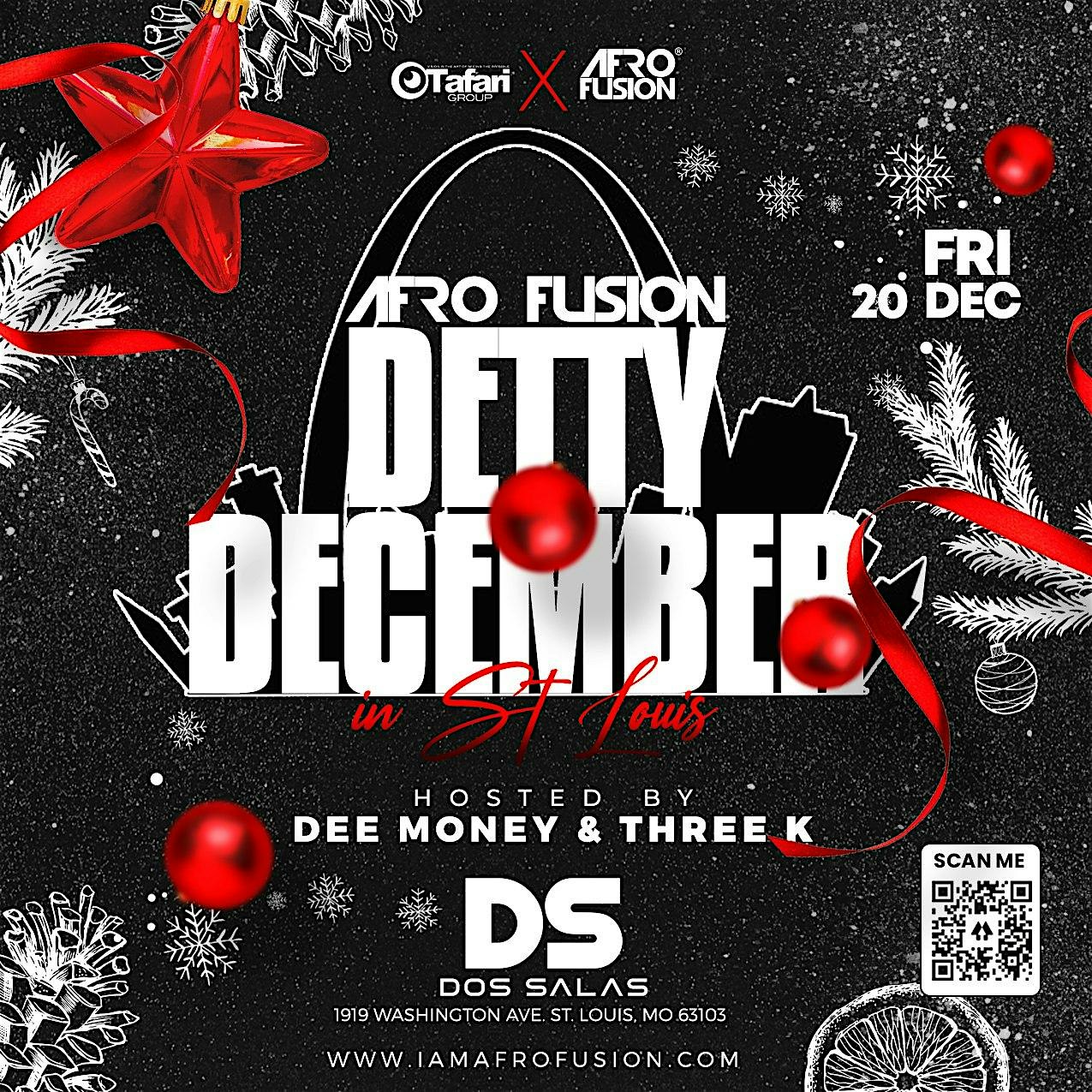 Afro Fusion Detty December St. Louis Editon | FREE TICKET – St. Louis, MO