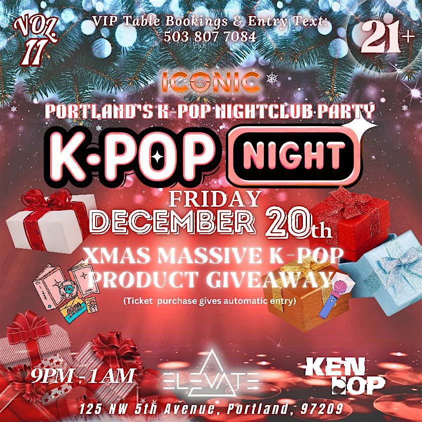 Ken Hop Presents Xmas Edition K Pop Vol. 11 – Portland, OR