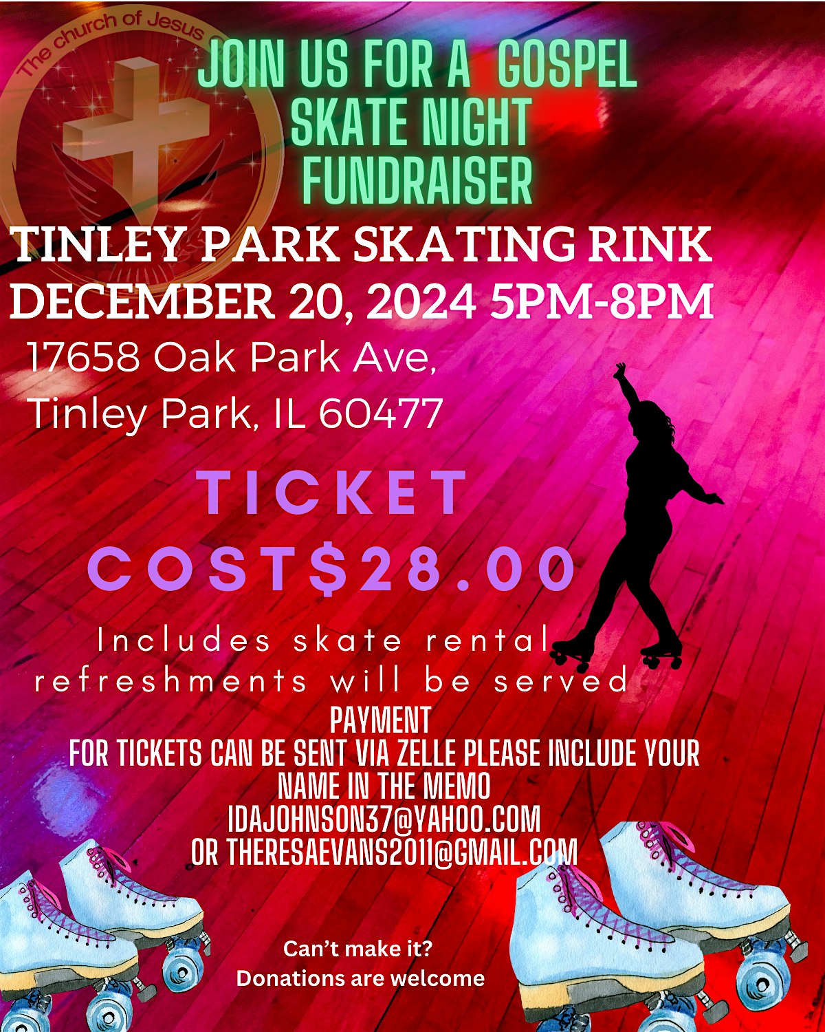 Skating Fundraiser – Tinley Park, IL